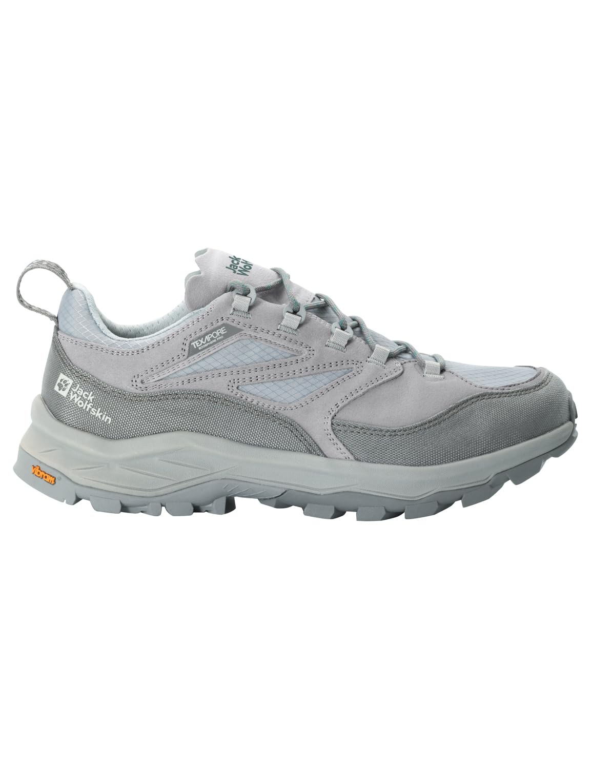 Jack Wolfskin Men's Cyrox Texapore Low M Walking Shoes, Pebble Grey, 44.5 EU