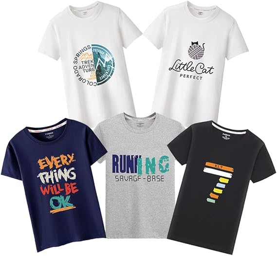 Amazon Tシャツ 半袖 服 メンズ 夏 5点セット 綿100 インナーシャツ 5枚組 カジュアル カットソー ファッション 丸襟 柔らかい 快適 Tシャツ カットソー 通販 Amazon Tシャツ 半袖 服 メンズ 夏 5点セット 綿100 インナーシャツ 5枚組 カジュアル カットソー ファッション 丸襟 柔らかい 快適 Tシャツ カットソー 通販