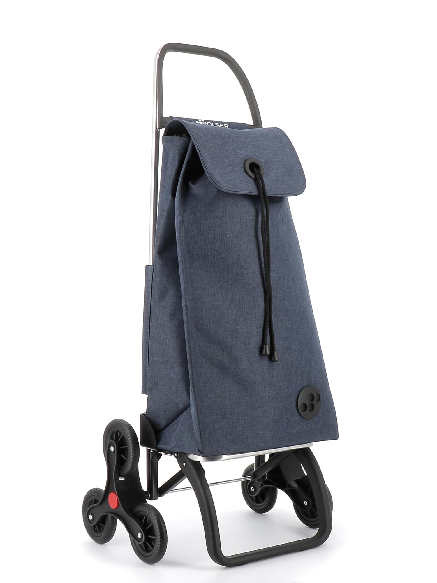 Carrello Portaspesa Rolser Imax Tweed 6 ruote Montascale - Marino