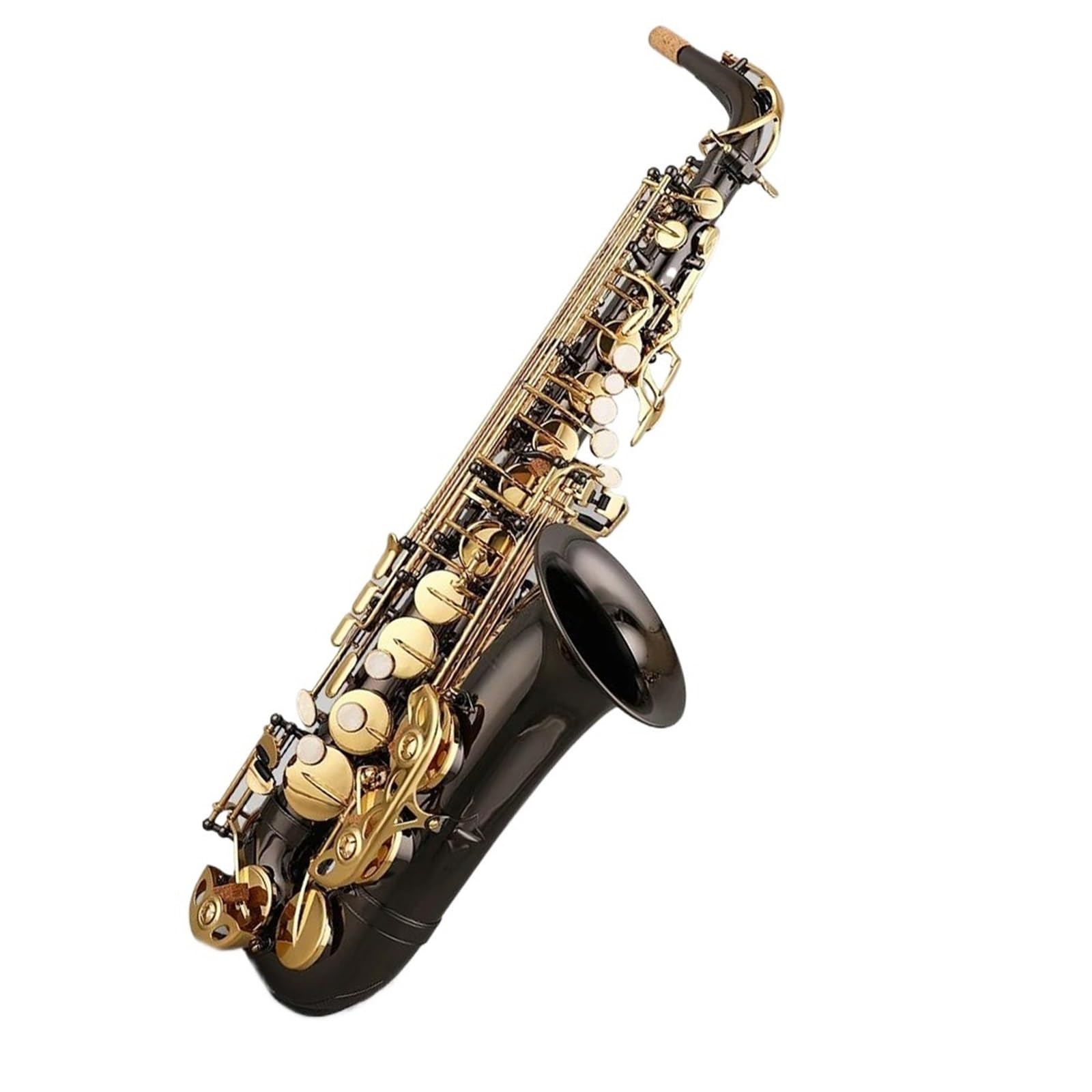 Saxofón Saxofón Alto Eb Oro Negro Examen De Grado Principiante Saxofón Mayor