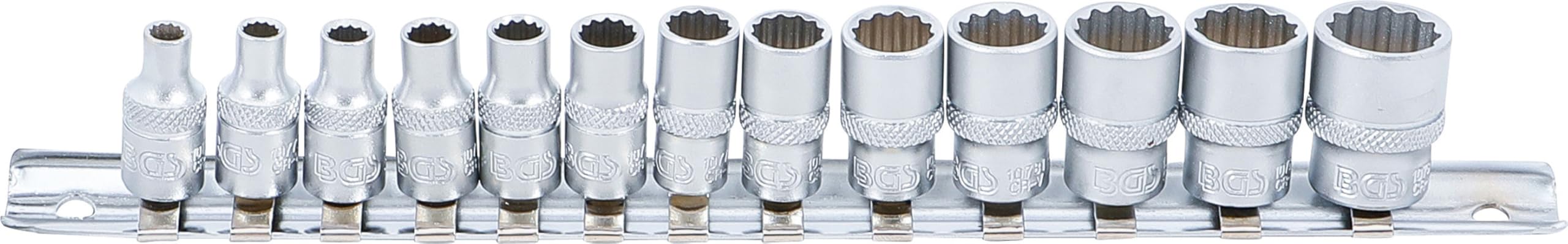 BGS 2269 | Steckschlüssel-Einsatz-Satz Zwölfkant | 6,3 mm (1/4
