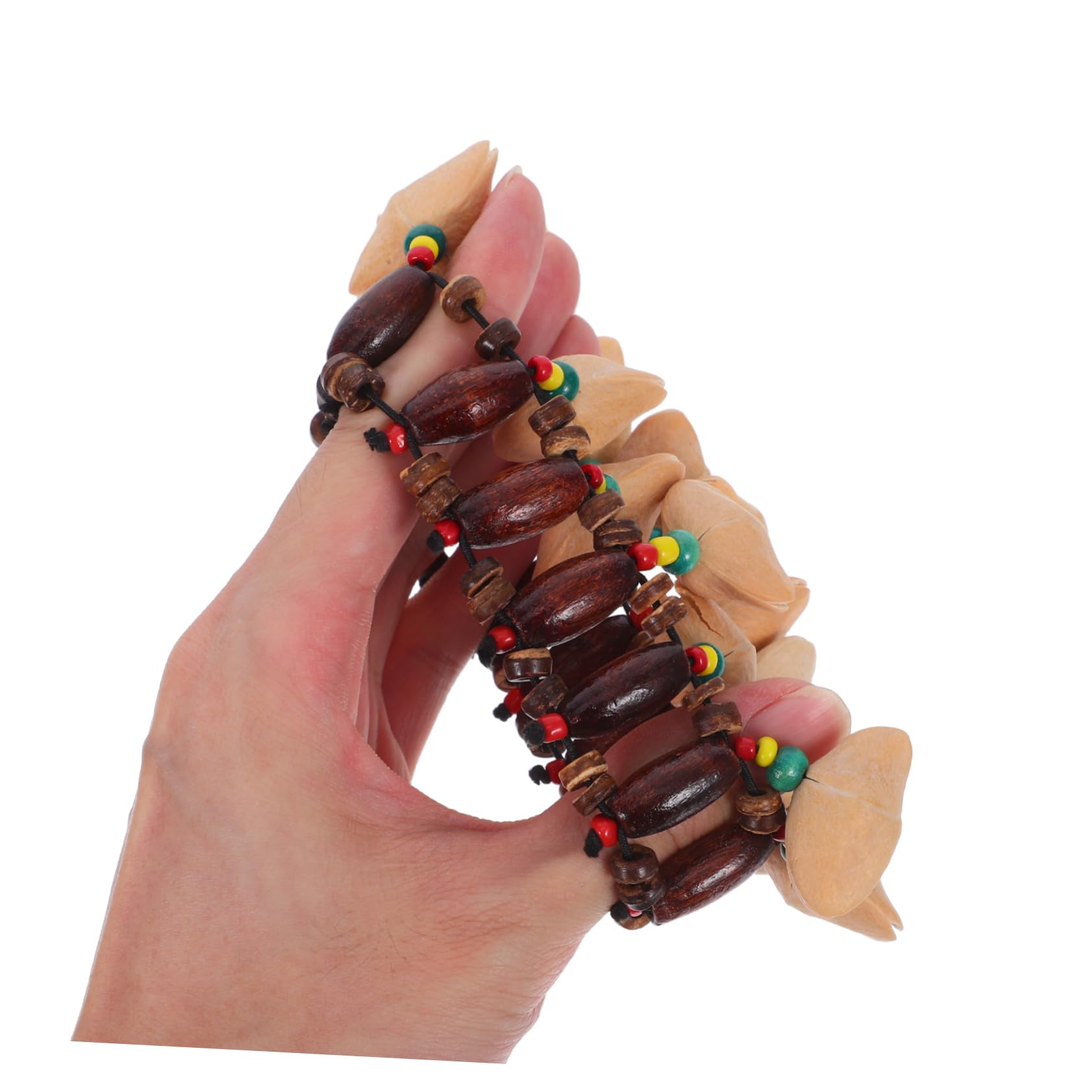 Beavorty 10 pezzi Braccialetti Sonagli Africani Strumento Musicale Djembe Leggero e Resistente per Percussioni e Decorazione