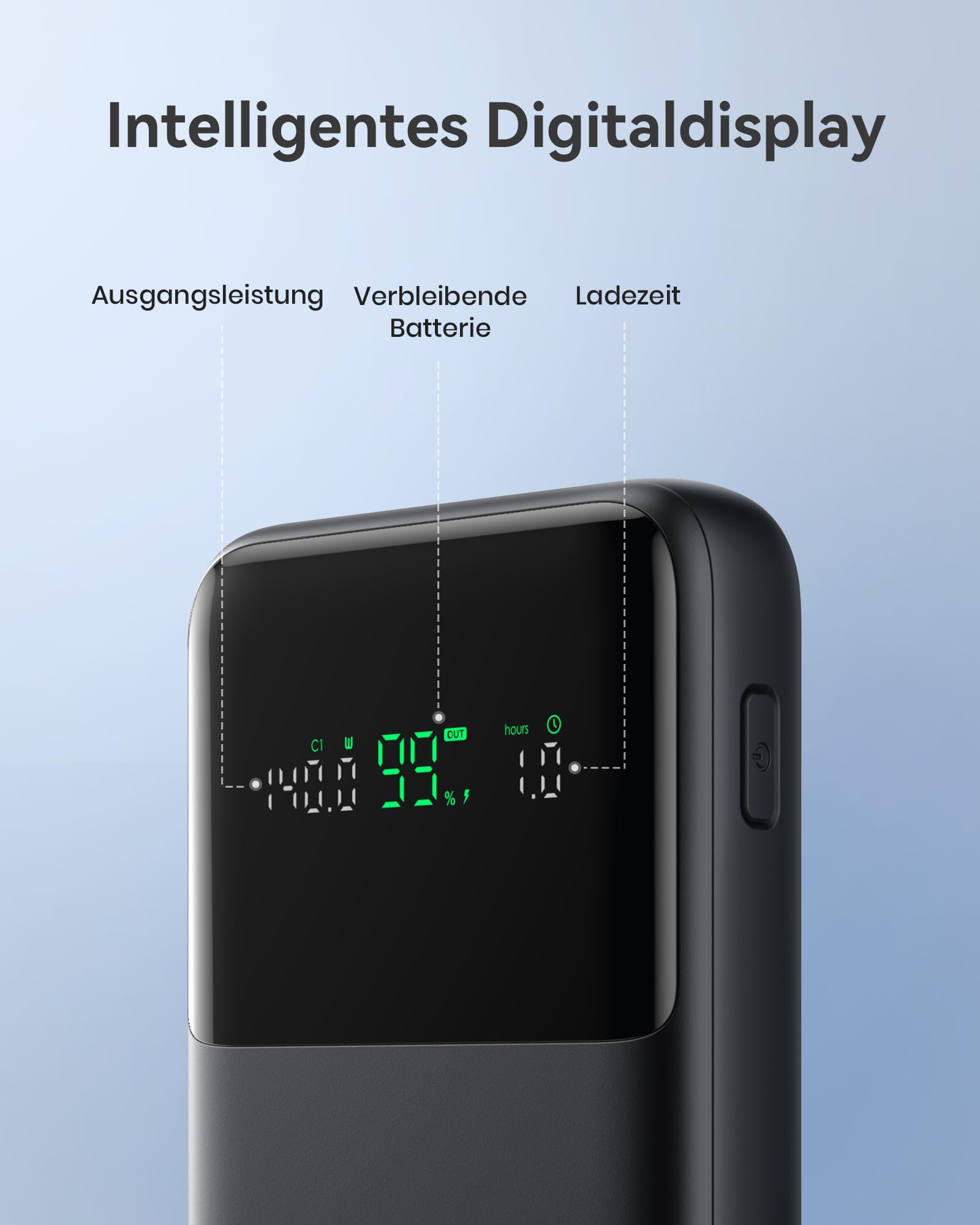 INIU Power Bank, 25000mAh 140W Powerbank leicht und leistungsstark Phone & Laptop, Schnelles Mini Externe Handyakkus, Kompatibel mit MacBook iPad iPhone Samsung Steam Deck Für Damen und Männer, Weiß