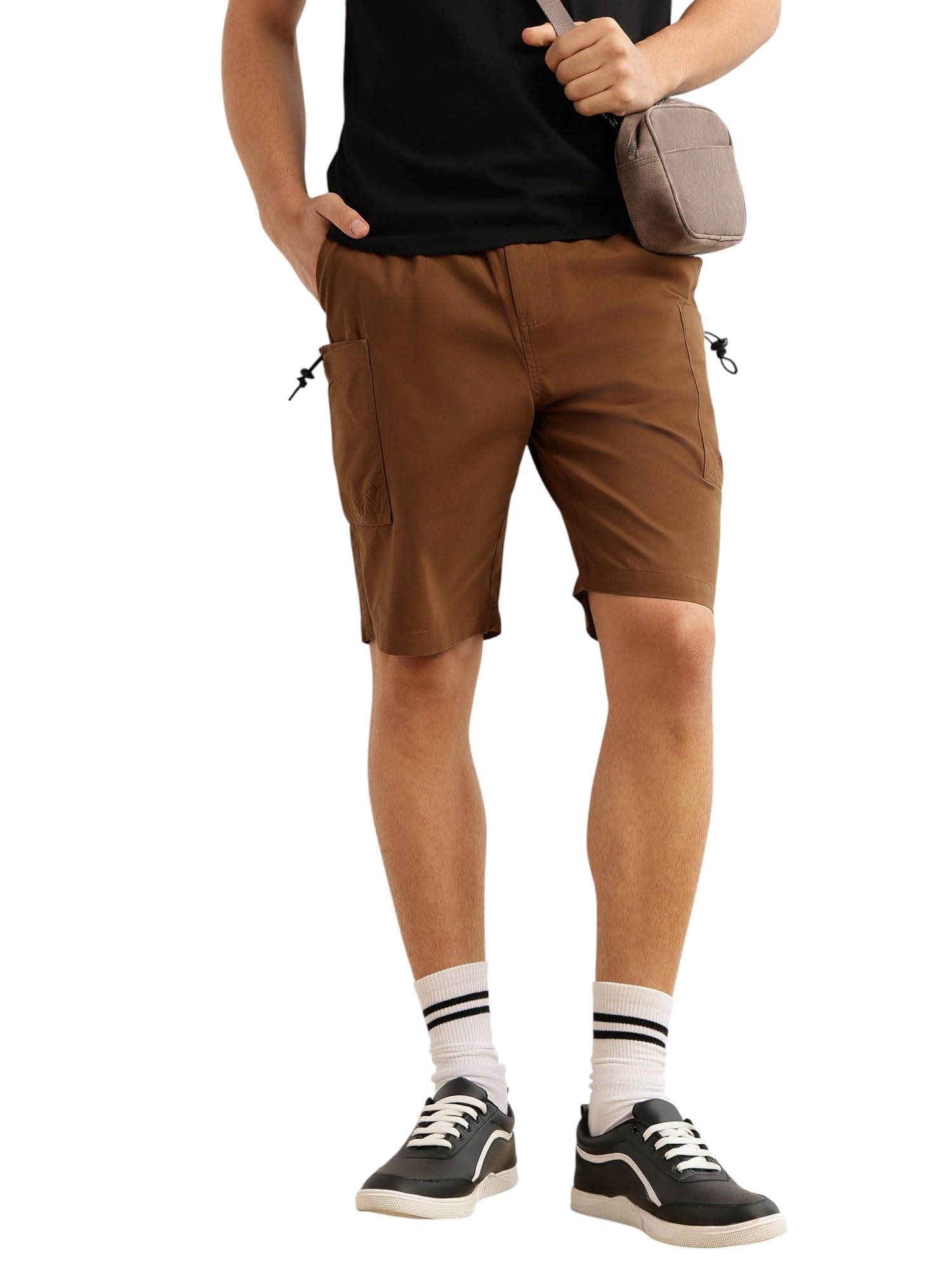 thomas scott Men's | Solid | Cargo Shorts | Regular Fit | 100% Cotton | Above Knee | Casual Short-picture-32