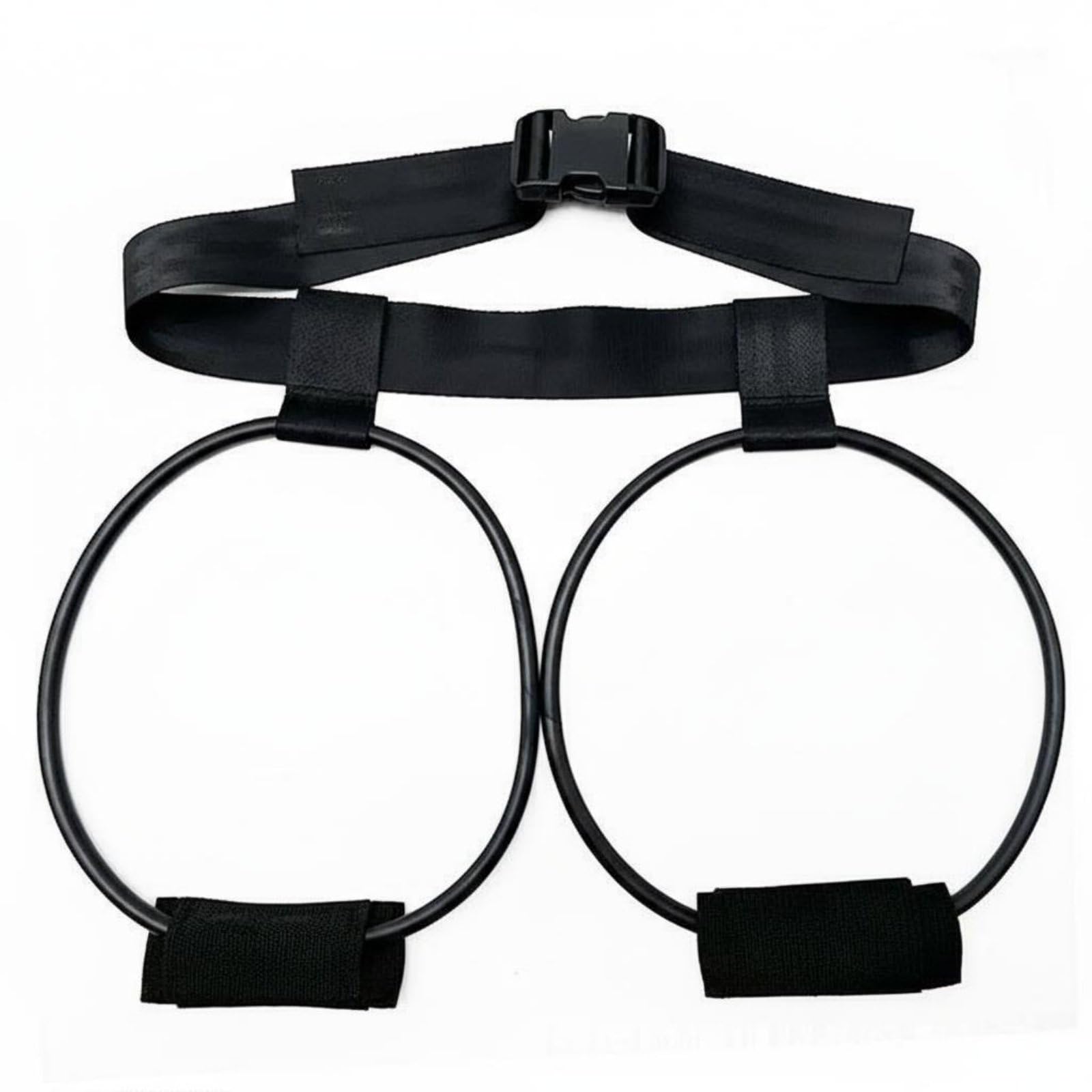 Bnf® Portable Waist Belt Leg Exercise Band Adjustable Fit Leg Training Straps with Ankle Cuffs Sturdy Design Hip Resistance Exercise Band Padded Comfort for Women Beginners Home Workouts Gym Travel-image-22