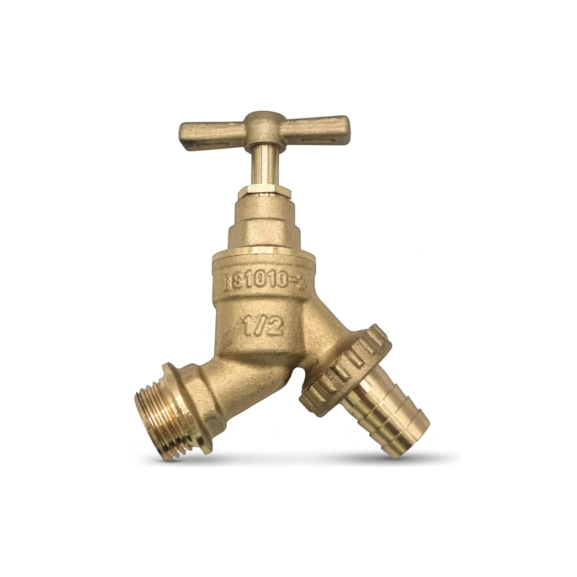Outside Tap, Garden Tap 1/2 Inch BSP Brass Outdoor Hose Tap | Hulthor