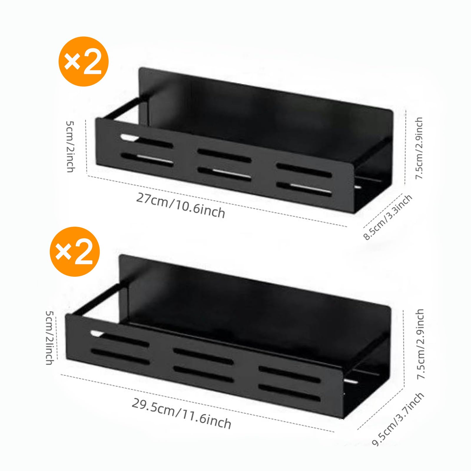 Magnetisches Gewürzregal – 4 starke Halterungen für Küche & Kühlschrank, sichere Aufbewahrung für Gewürzgläser und kleine Flaschen, perfekter Nizer für optimale Platzeffizienz