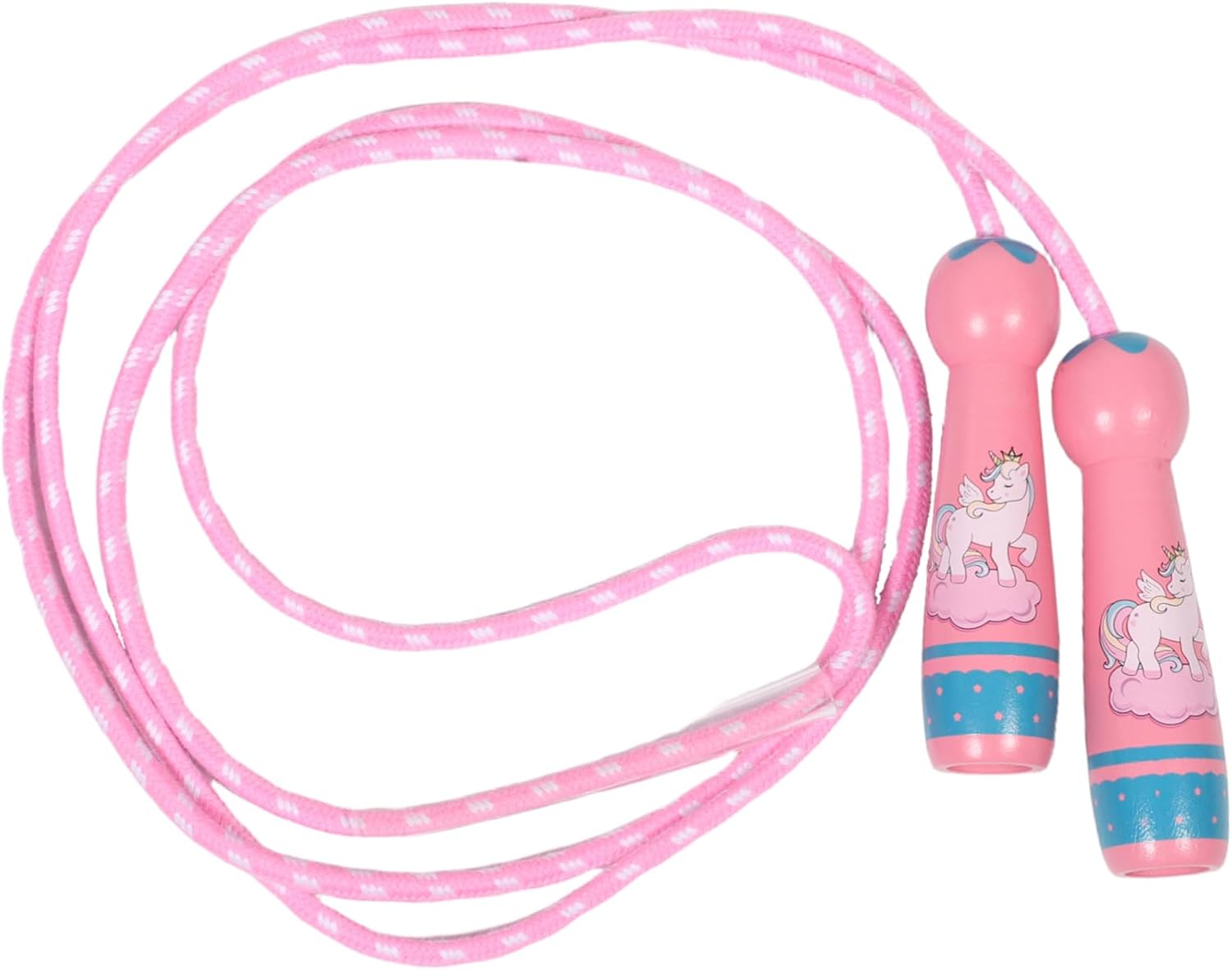 HEMOTON Adjustable Jump Rope with Natural Wooden Handles Durable Skipping Rope for Fitness for Physical Education and Outdoor Activities Encourages Active Play and Motor Skill Development