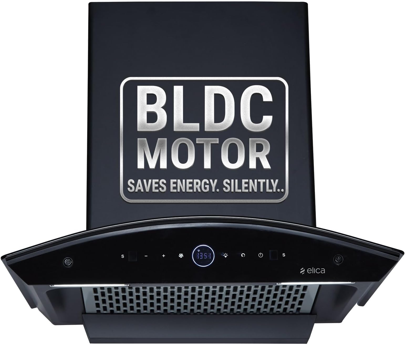 60cm 1600 m3/hr BLDC Filterless Autoclean Kitchen Chimney with 15 Years Motor & 5 Years Comprehensive Warranty | PRO PLUS FL BLDC HAC LTW 60 MS NERO | Black| Touch Control with Round RPM Display