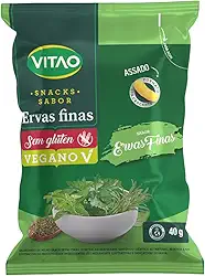Snack Integral Ervas Finas, Verde, Vitao, 40 g