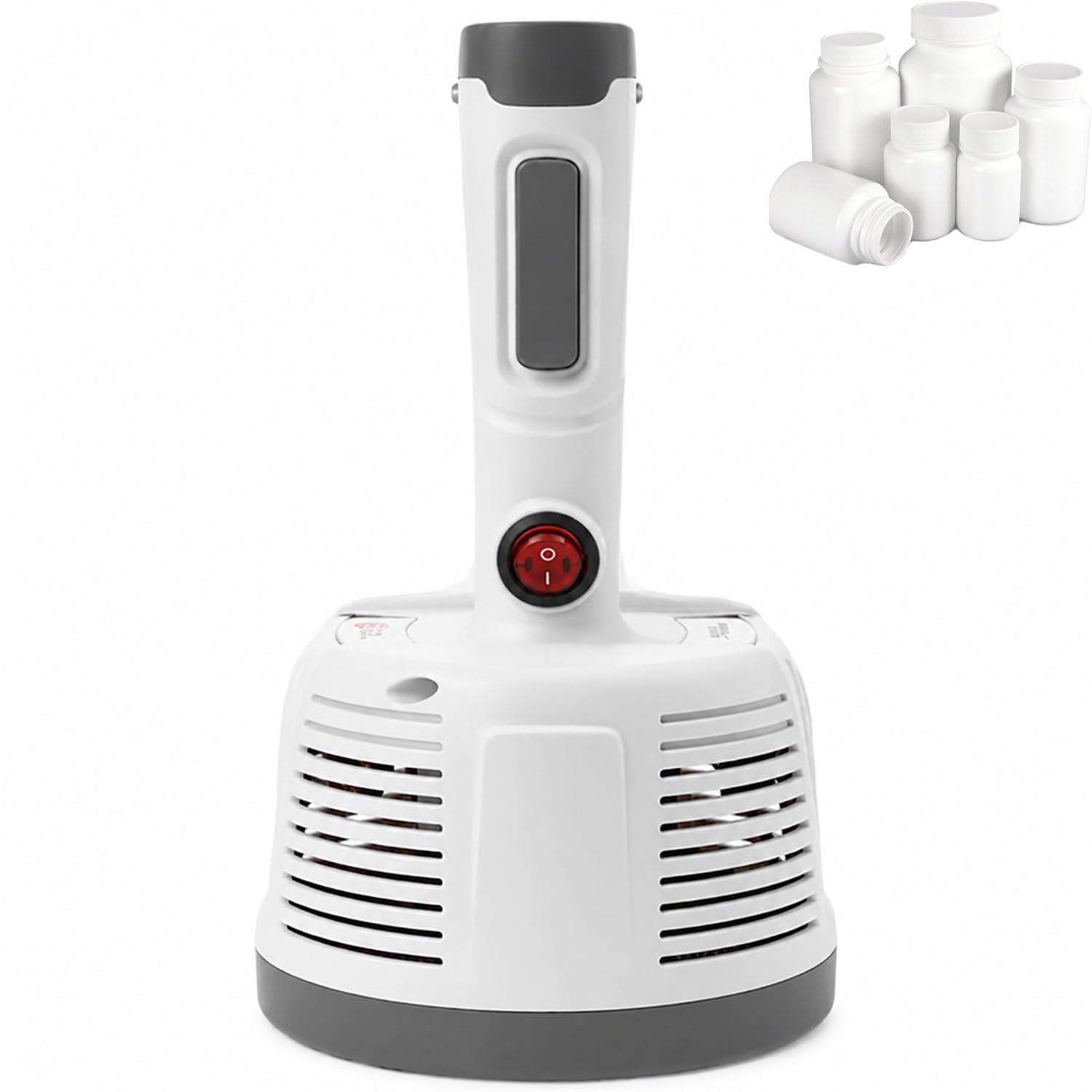 Selladora de inducción portátil para envasado Comercial de Alimentos y Bebidas,selladora de Tapas de Botellas portátil con Panel Digital Ajustable para Resultados Uniformes 400A