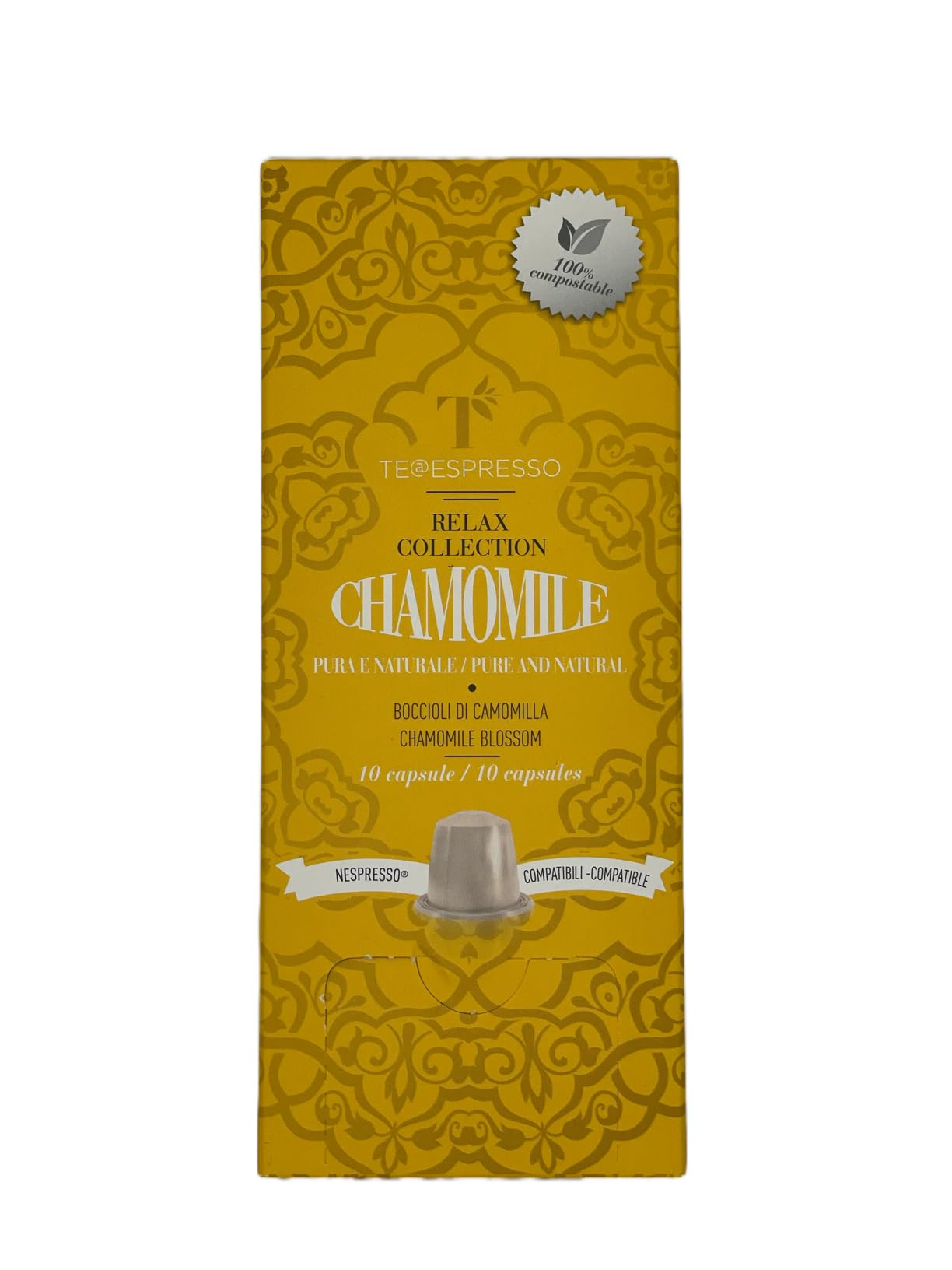 Te@Espresso - Chamomile TeaPods (Nespresso Compatible) 10 per carton