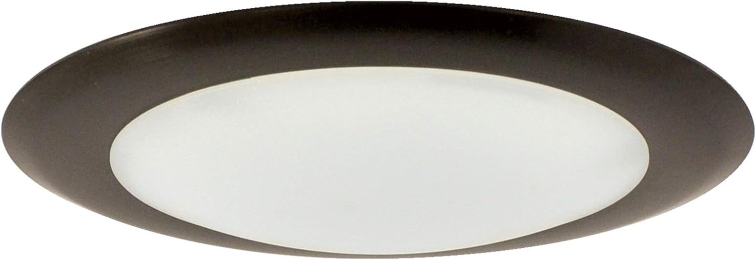 Nora Lighting NLOPAC-R4509T2430W Opal 1 Light 6 inch White Surface Mount Ceiling Light