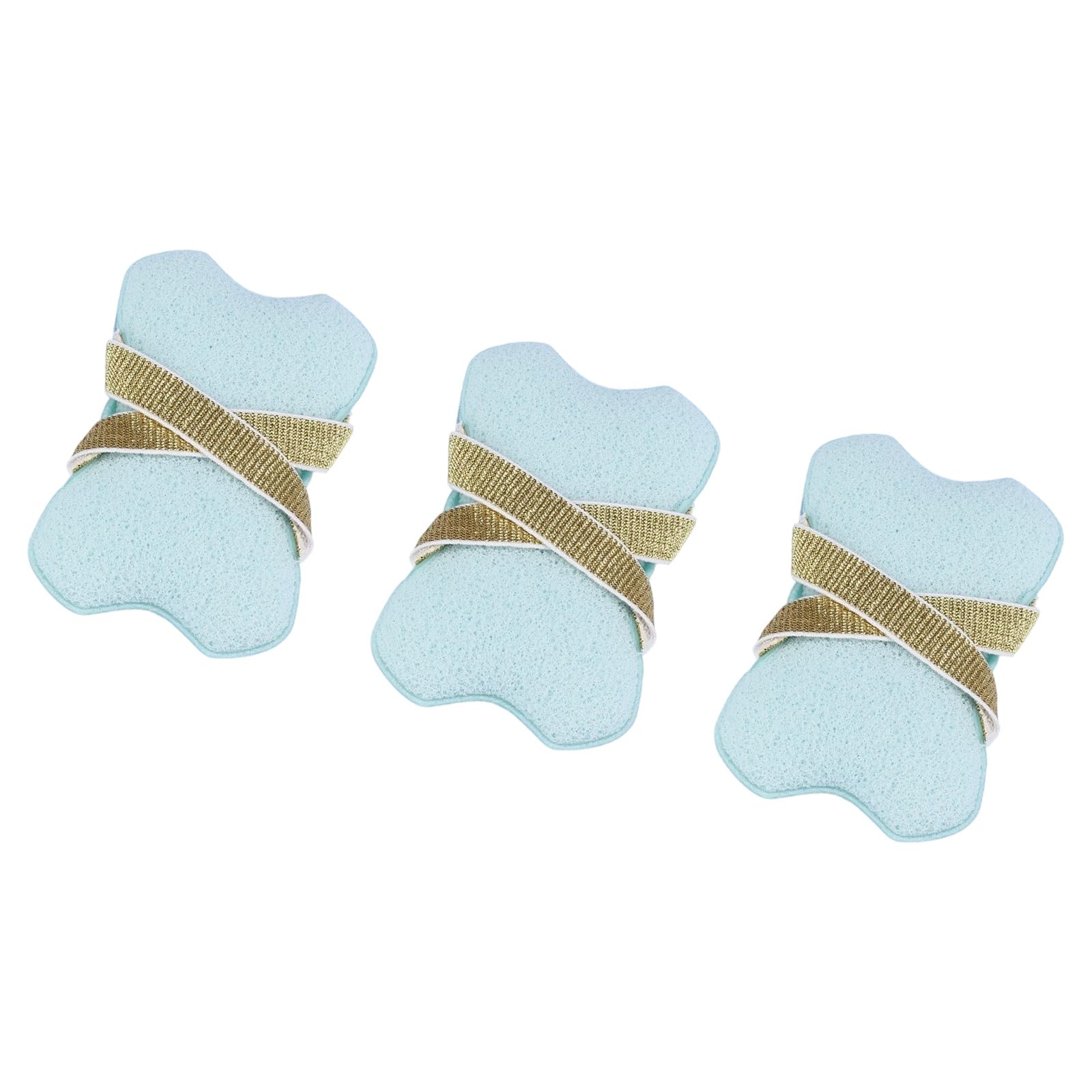 NEWFT Sponge Soap Container Bag Set of 3 for Bubble Creation and Easy Rinse Bathroom Essential Soap Pocket Foaming Tool Shower Accessory