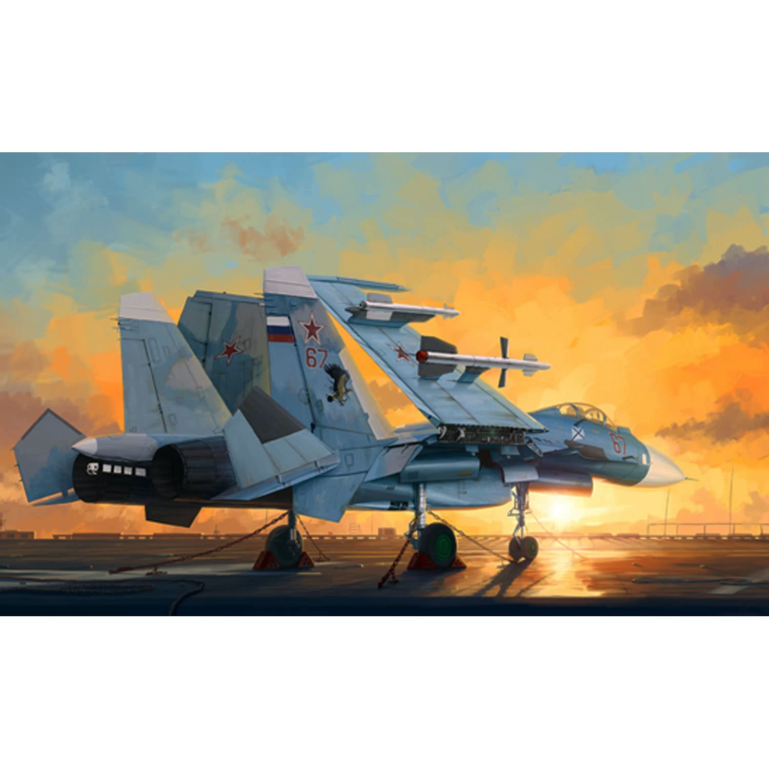 Amazon.co.jp: トランペッター 1/72 ロシア海軍 Su-33 フランカーD  