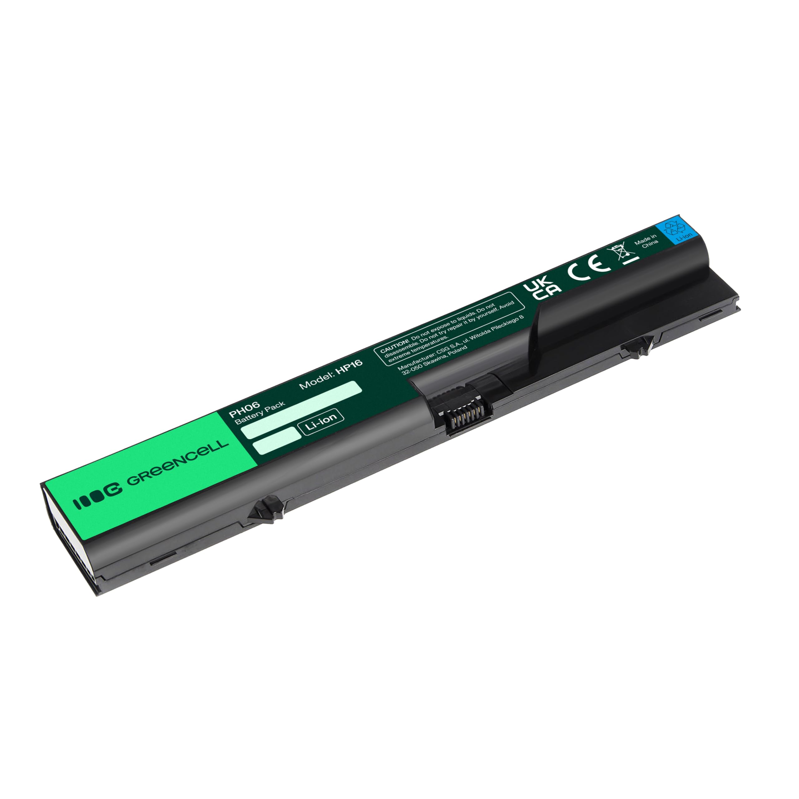 Green Cell PH06 PHO6 593572-001 HSTNN-LB1A HSTNN-IB1A Batería para Portátil HP ProBook 4520s 4320s 4320t 4321s 4326s 4420s 4421s 4425s 4525s HP 420 421 425 620 625 Compaq 420 425 525 620 621 625
