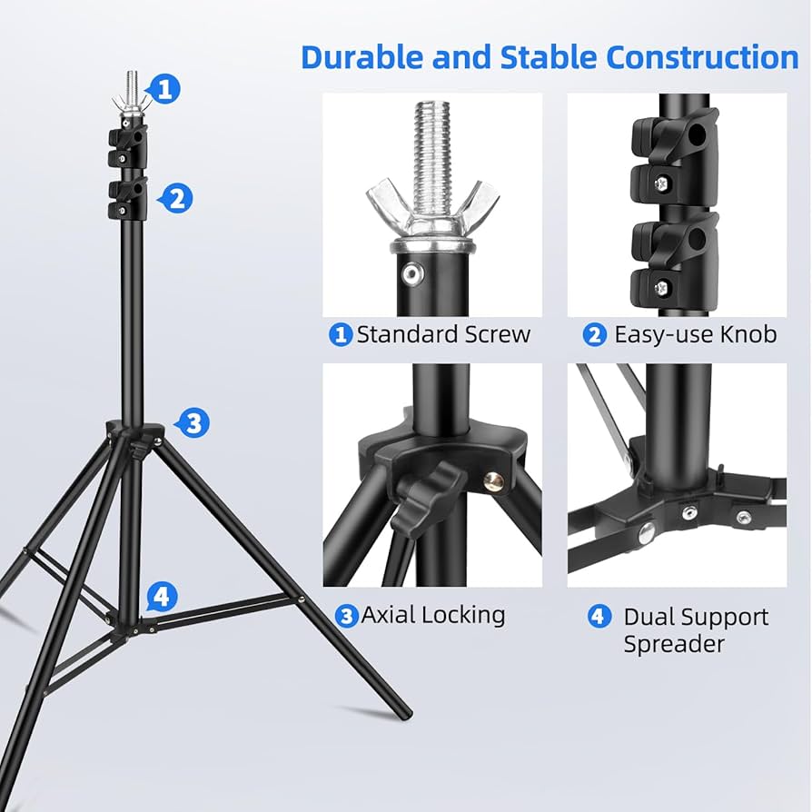 Banner Stand HEMMOTOP 7x5ft Portable Backdrop Stand – Adjustable T