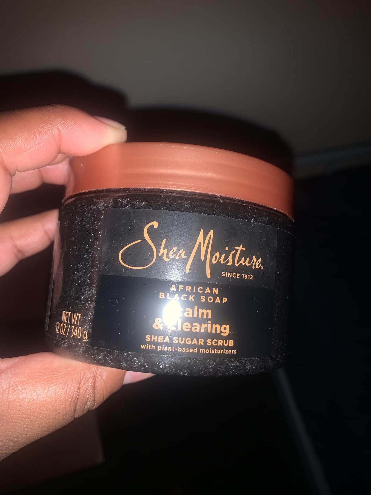 Unilever SheaMoisture Sugar Body Scrub African Black Soap for healthy, glowing skin African black soap with 24h shea moisture nutrients 12 oz