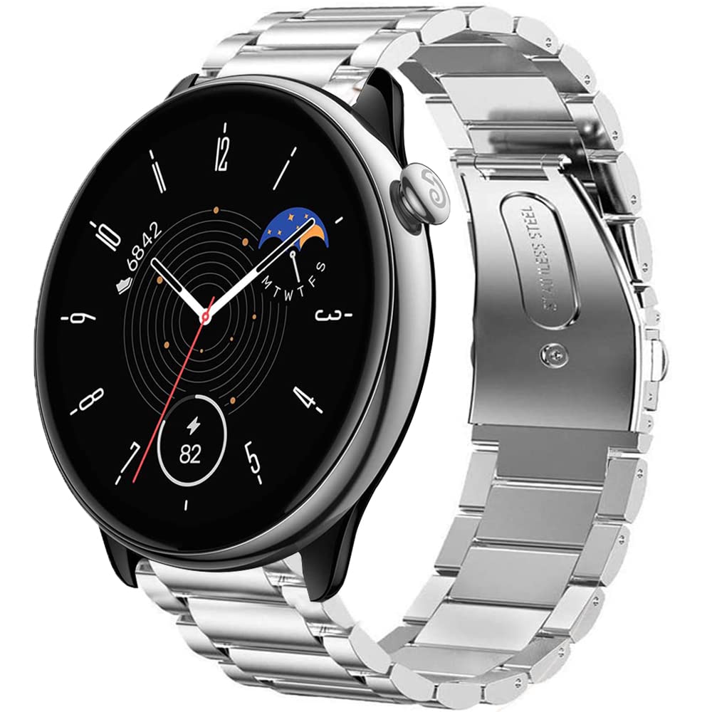 Bracelet Amazfit GTR Mini acier inoxydable libération rapide - 5