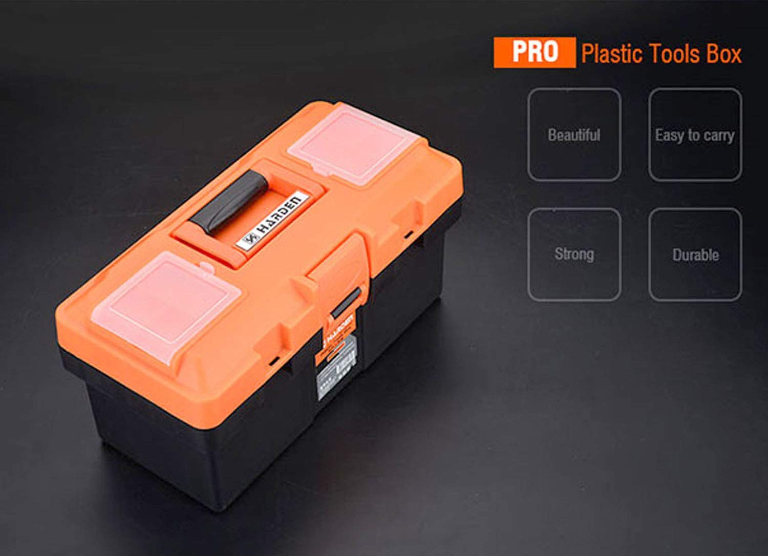 Harden Tool Box - Durable Plastic Organizer -5