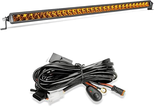 Lasfit Barra de luz de 22 pulgadas y arnés de cableado