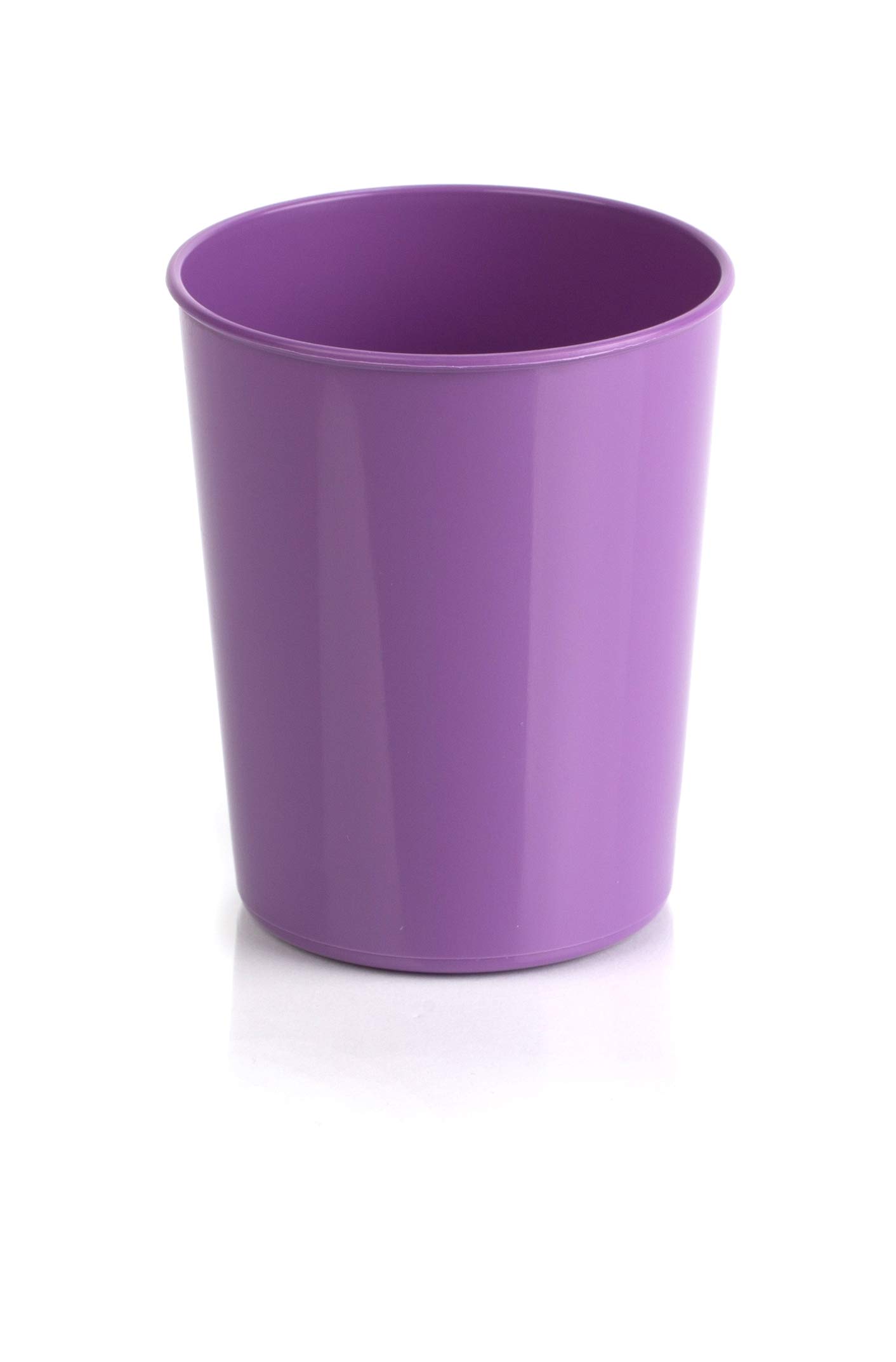 Kimmel Cup Drinking Cup Toothbrush Cup Plastic Cups Party Cups Children's Cup Shatterproof Stackable Reusable Camping BBQ Picnic and Outdoor 250 ml Purple