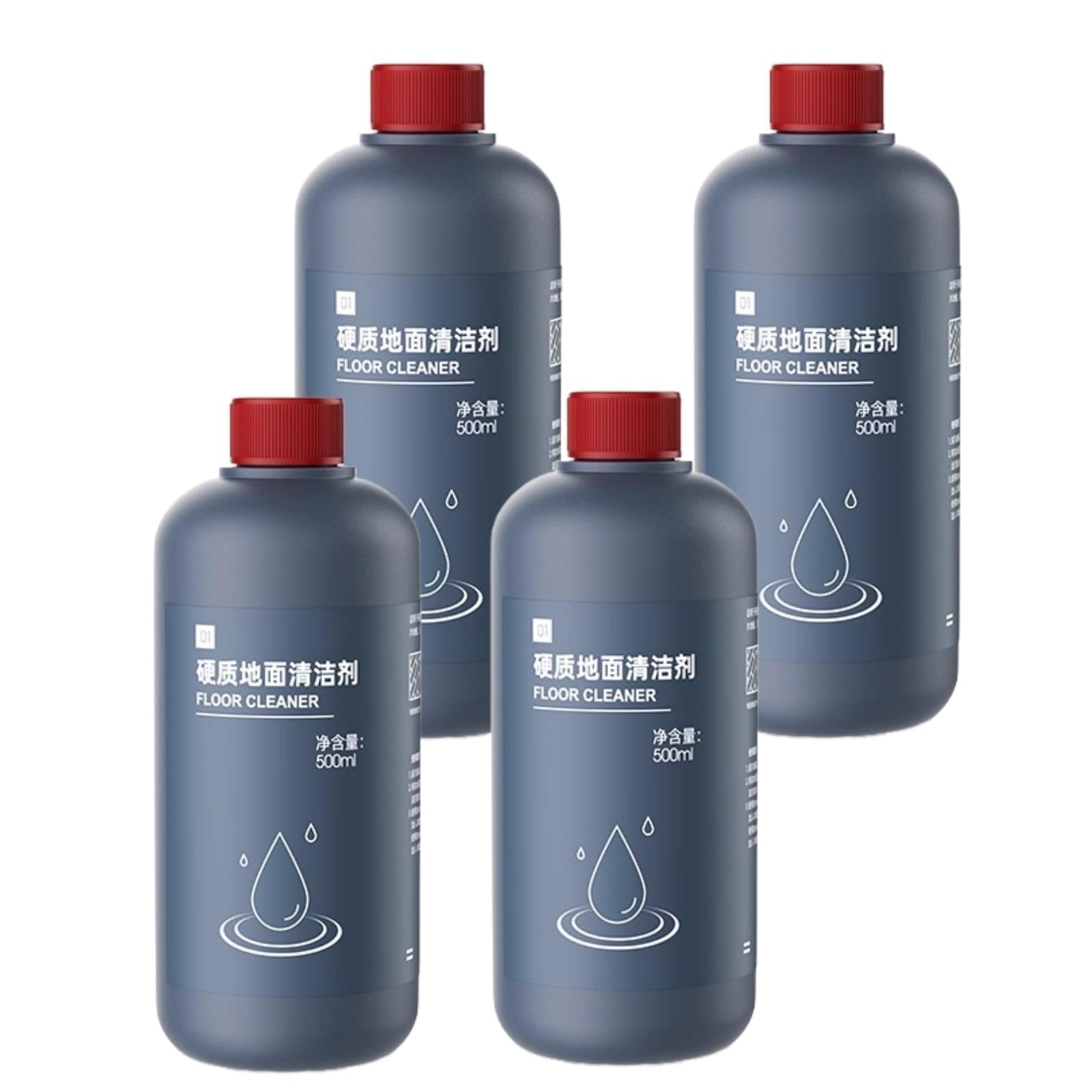 Solución limpiadora de suelos, compatible con Dyson Wash G1/Nautik, detergente for fregar suelos duros(4 bottles)