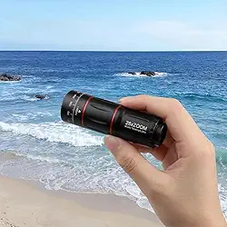 Telescópio monocular para celular 28 x para fotografia de concertos de alta definição