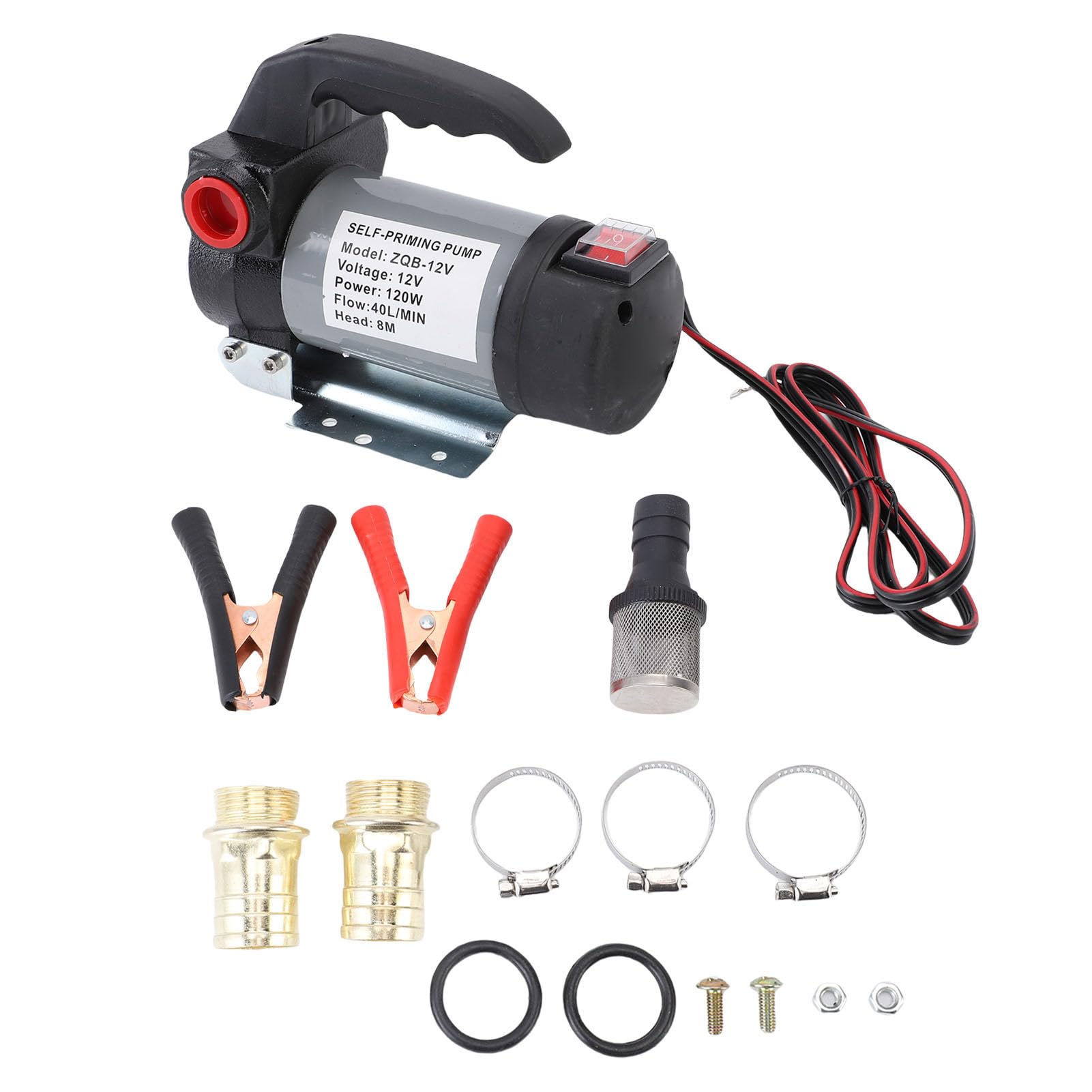 Fockety Elektryczna Pompa Paliwa 12V, Pompa Przelewowa z Korpusem