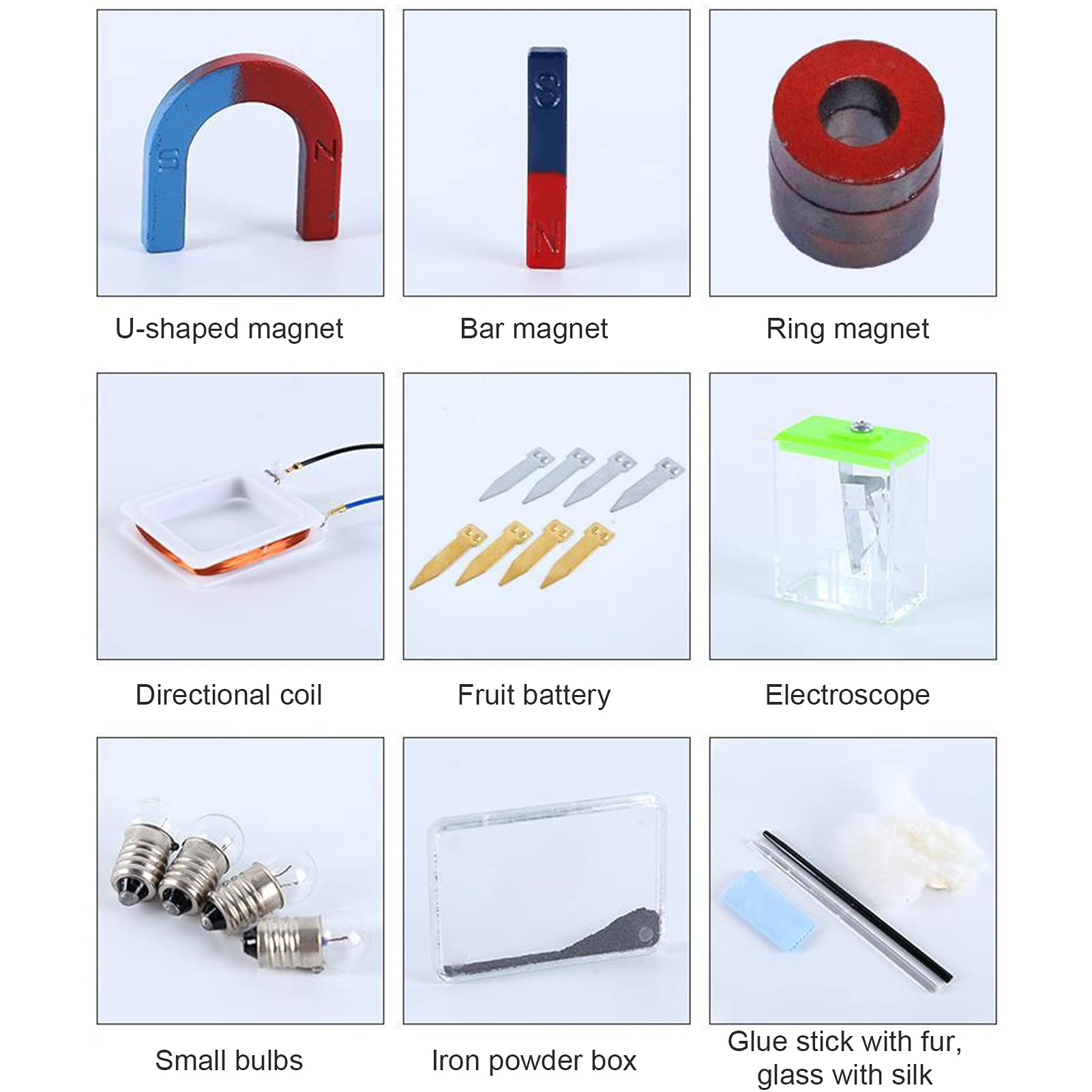 Attrezzatura elettrica fisica di esperimento, scatola elettromagnetica di esperimento della scuola media media, forniture dell'attrezzatura didattica