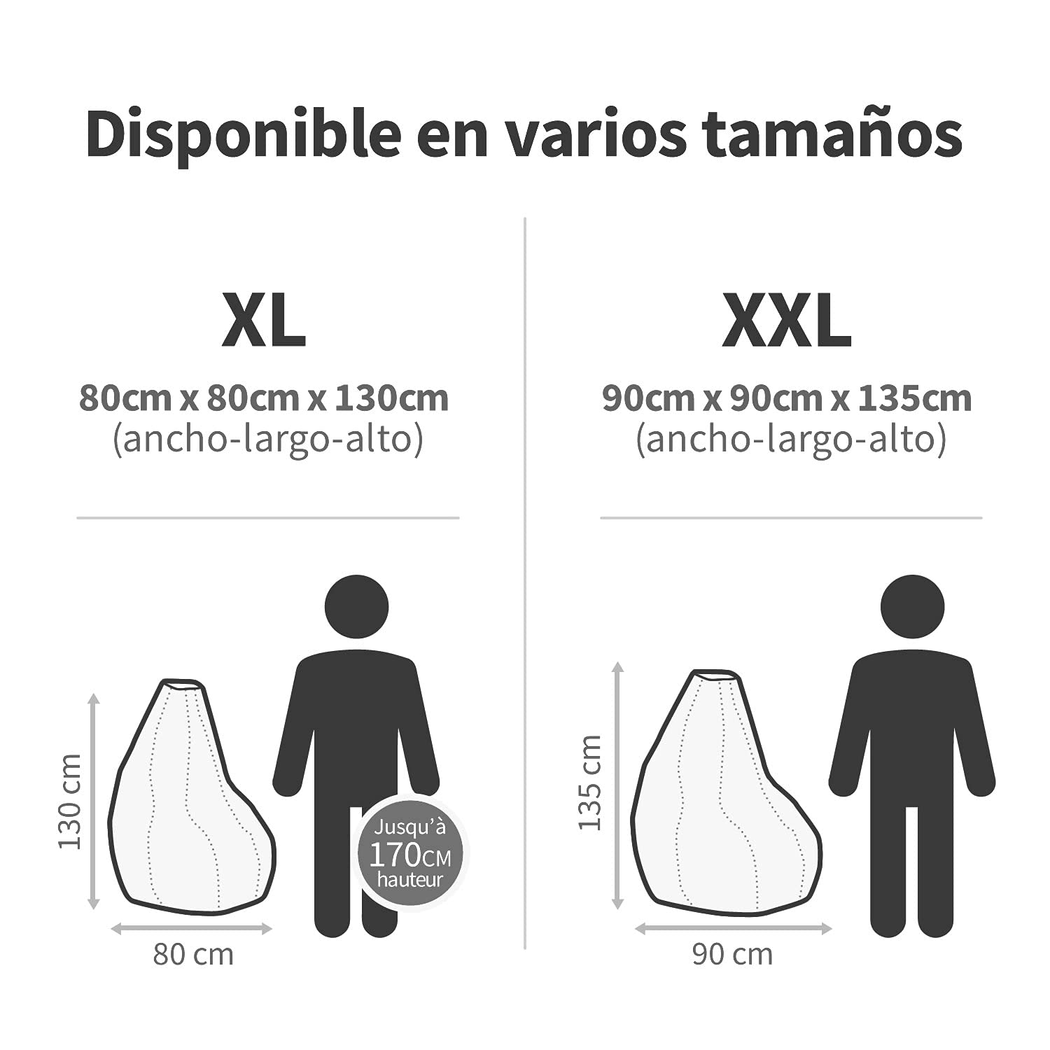 HAPPERS Puff Pera Aquaclean Carabú Crudo XL