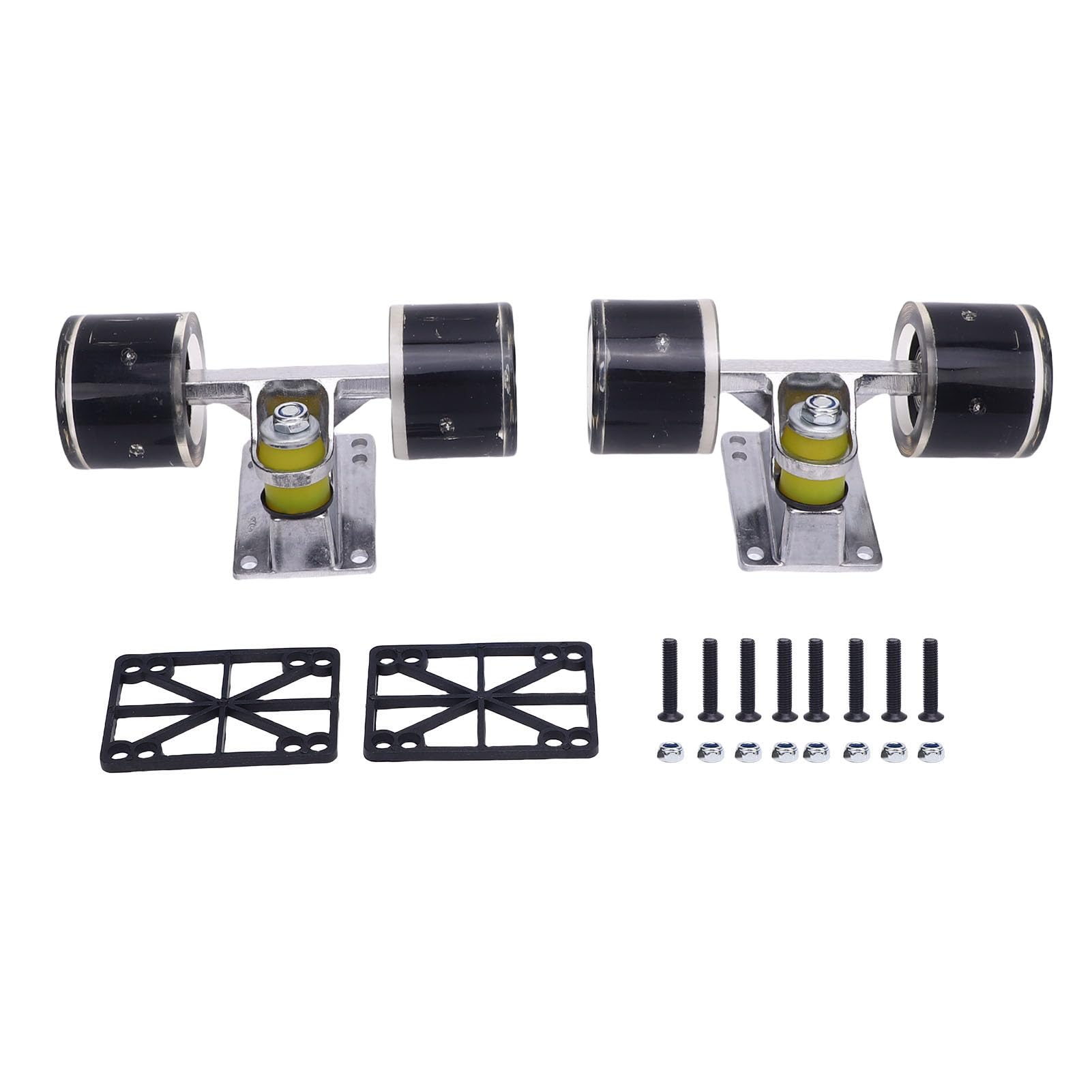 Changor Achsen und Rollen-Set, Leichtes Cruiser-Longboard, Aluminiumlegierung, 55 X 45 Mm für Street Cruising