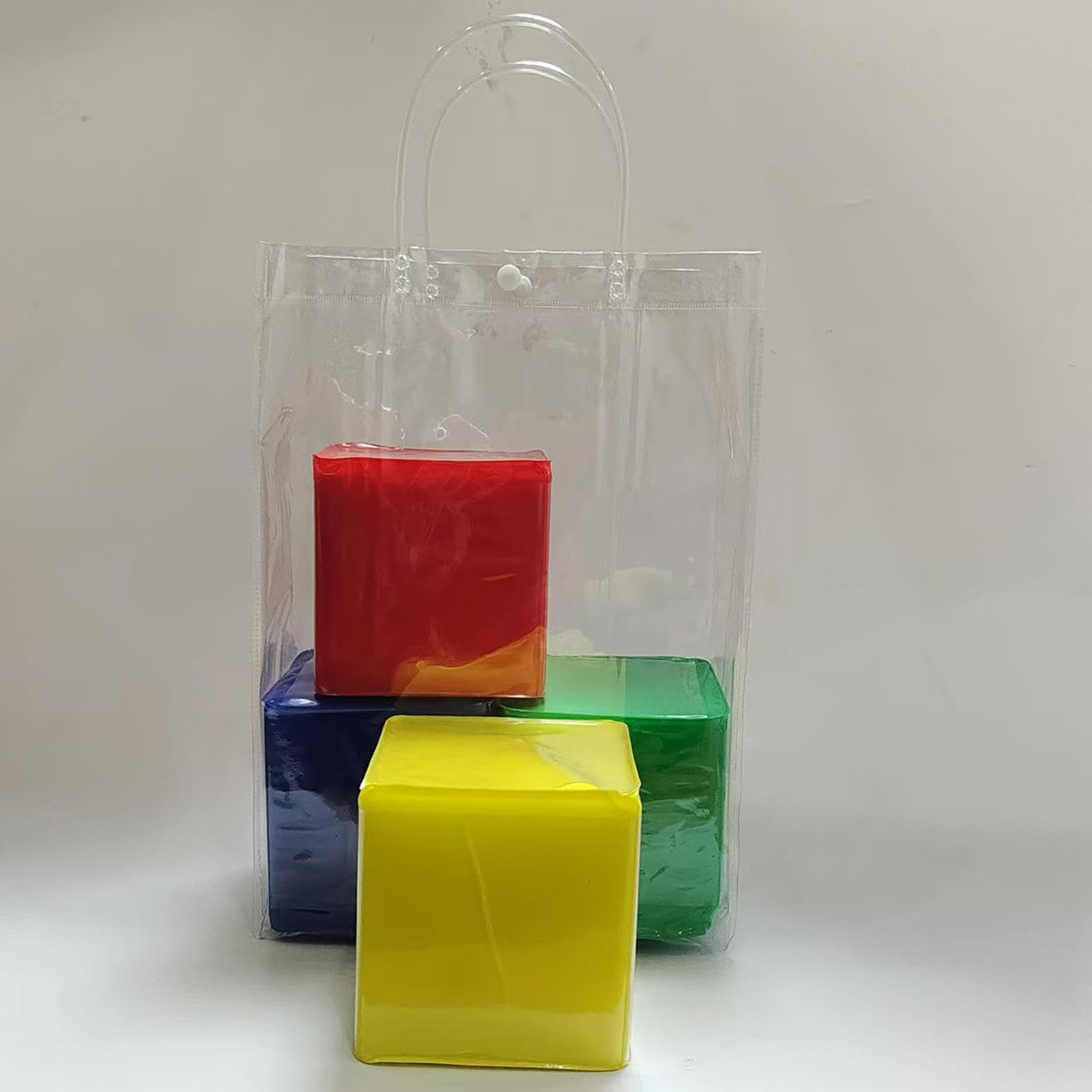 4Pcs Dice with Pockets Soft Foam Toy for Children Boys Girls 2 3 4 5 6 Years