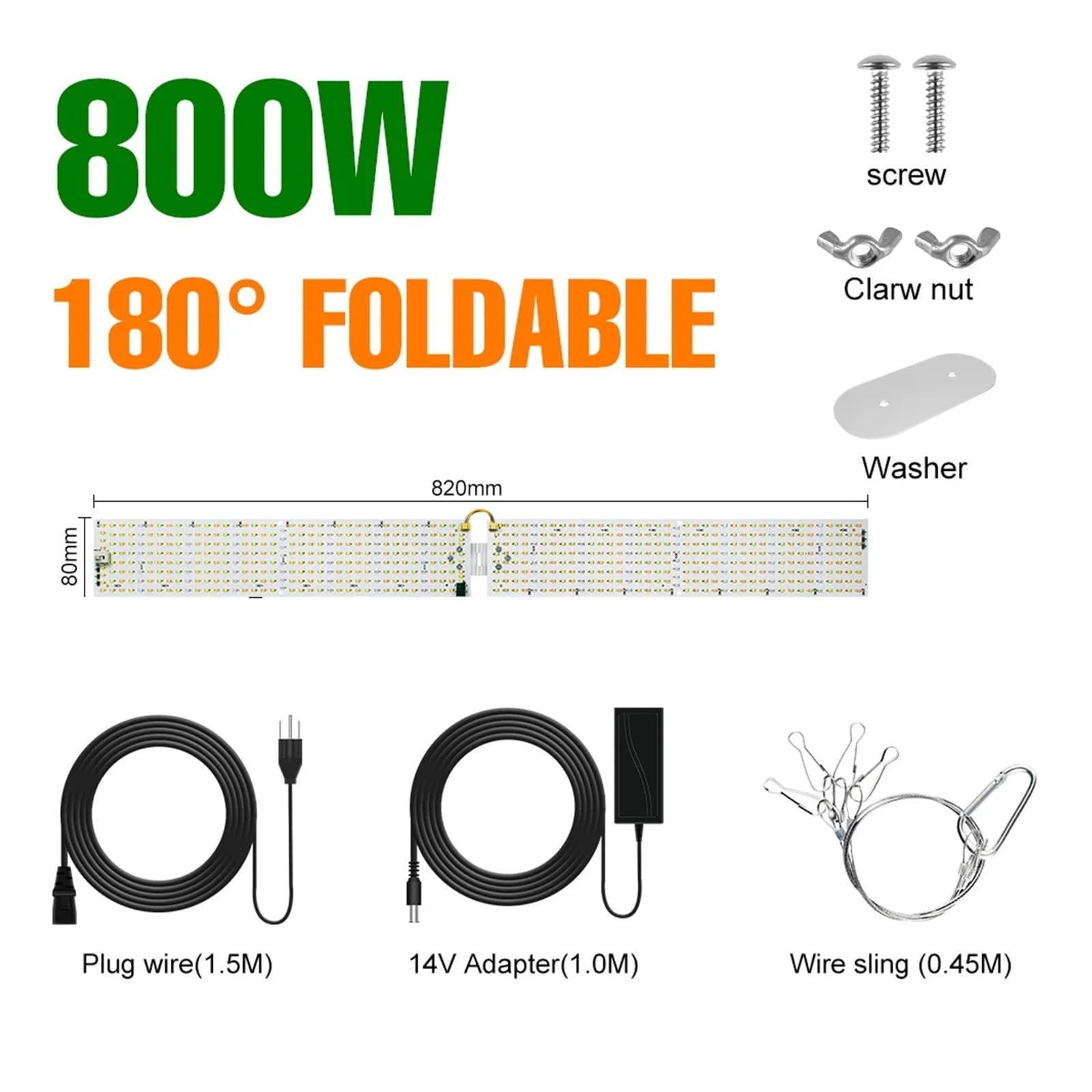 Oświetlenie LED do uprawy Full Spectrum Board Fitolamp kryty hydroponika lampa roślin warzyw uprawa kwiatów szklarnia Oświetlacz ogrodniczy(800W Full spectrum)