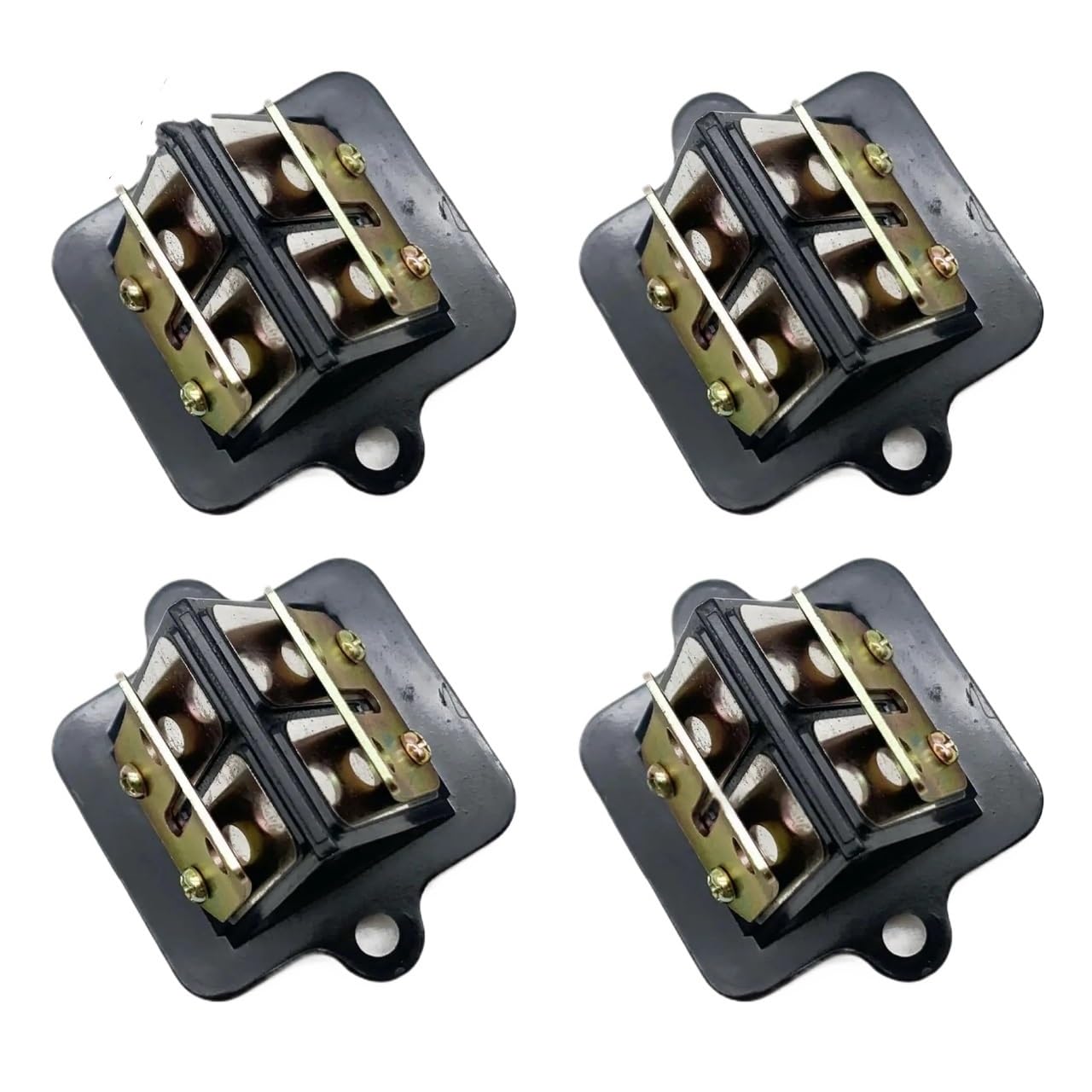 Reed Valve Membran Assy Fit for Gilera 50cc Moped Scooter Valves Carburetor Intake Plate(4PCS)