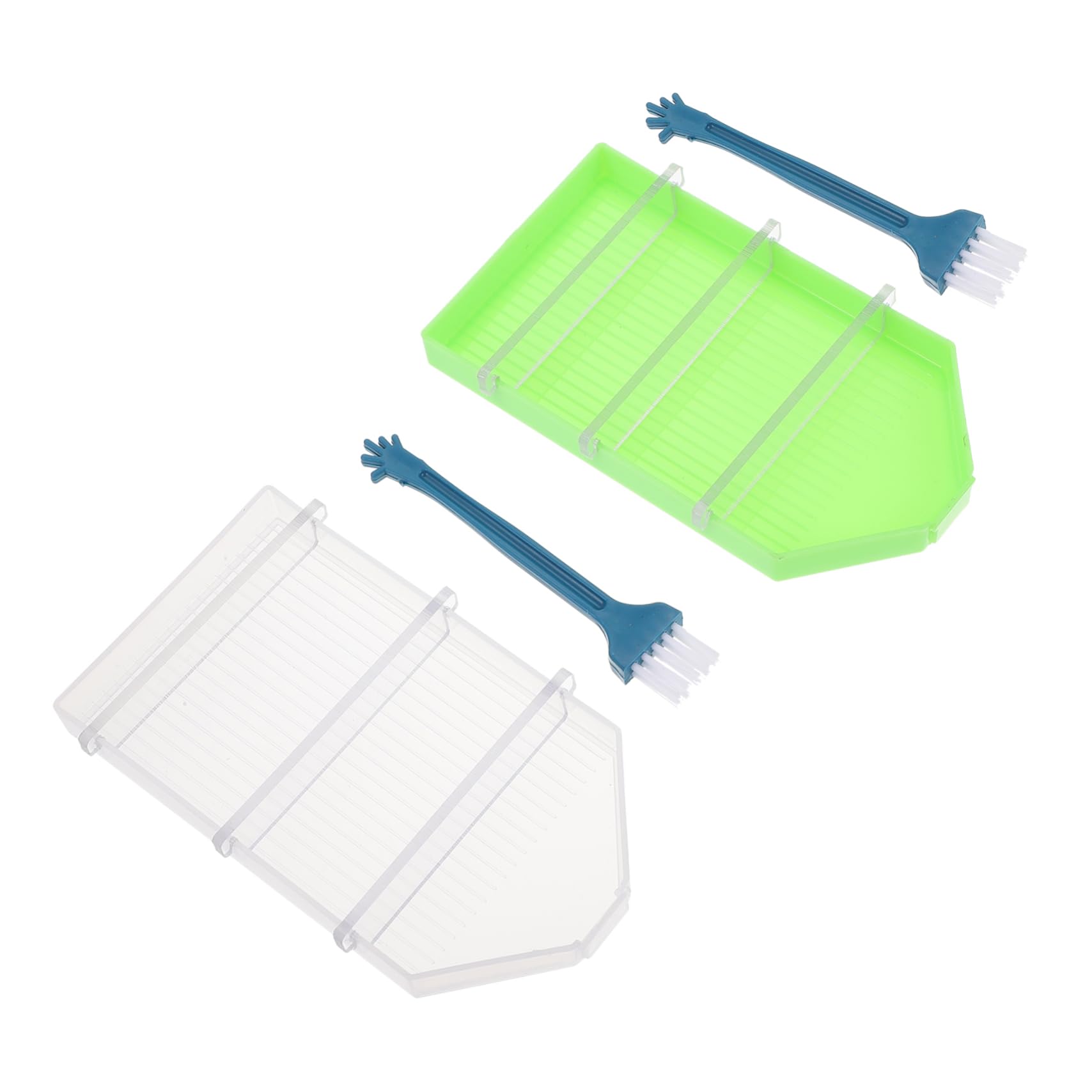 Fournitures plateau de perles NUOBESTY avec porte-outils plastique et bac diamant puzzle