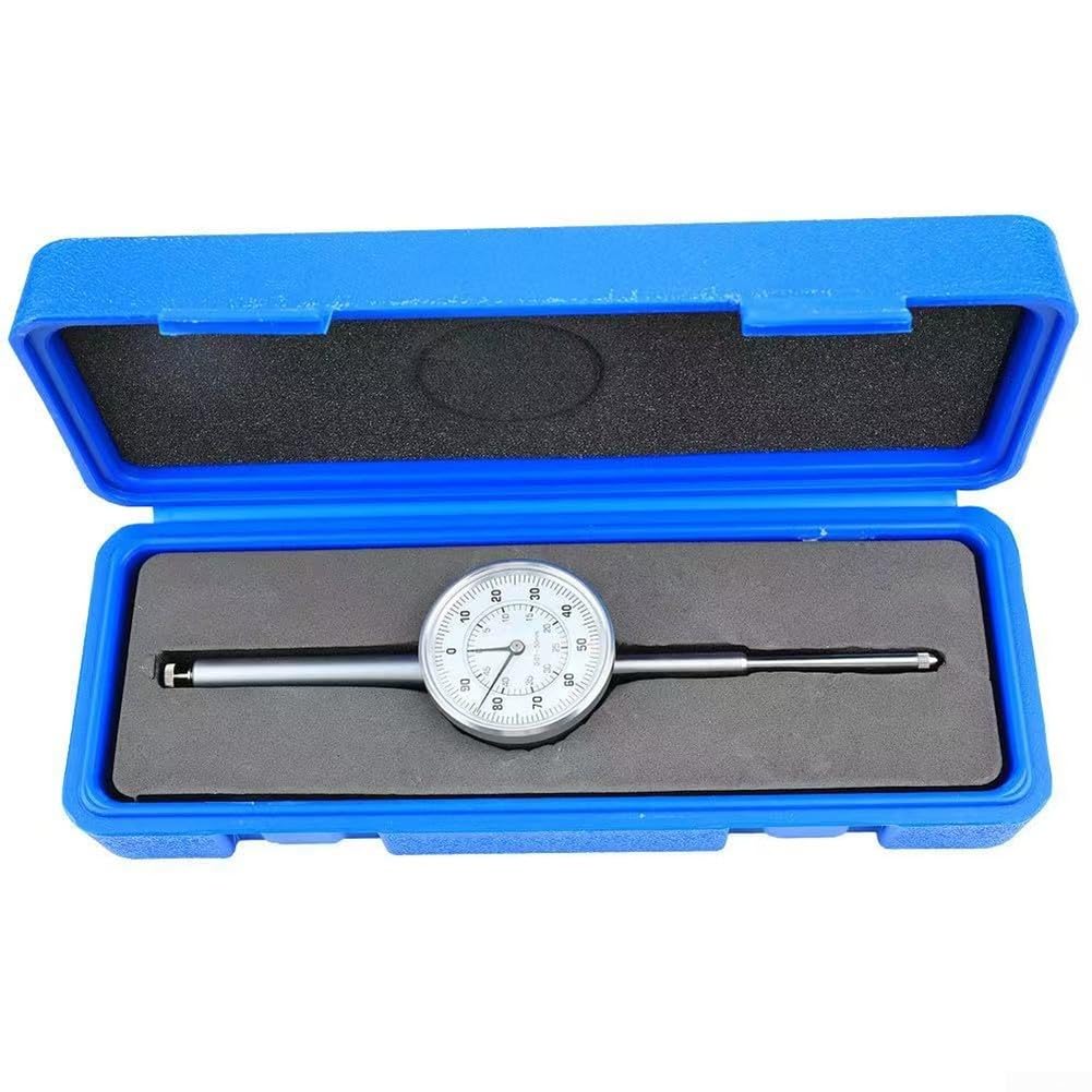 para reloj Comparador 0-50mm Precisión 0.01mm Eje 8mm Tornillo Fijación Control Mecánico