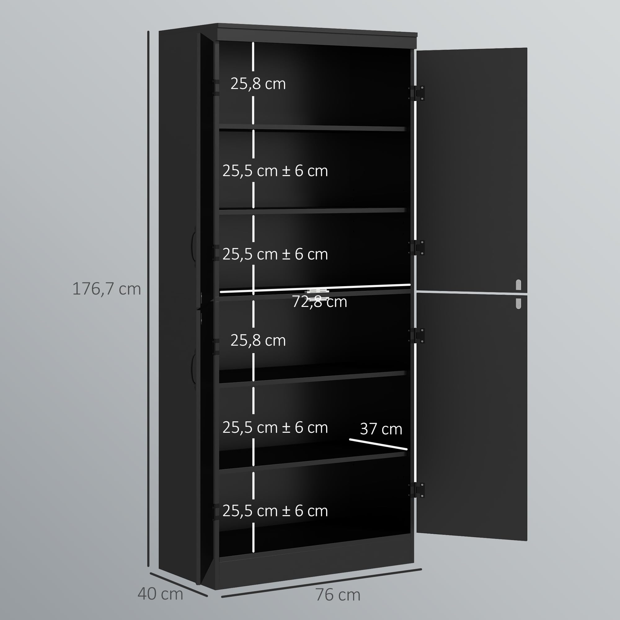 Armoire de cuisine vaisselier buffet haut de salle à manger multi