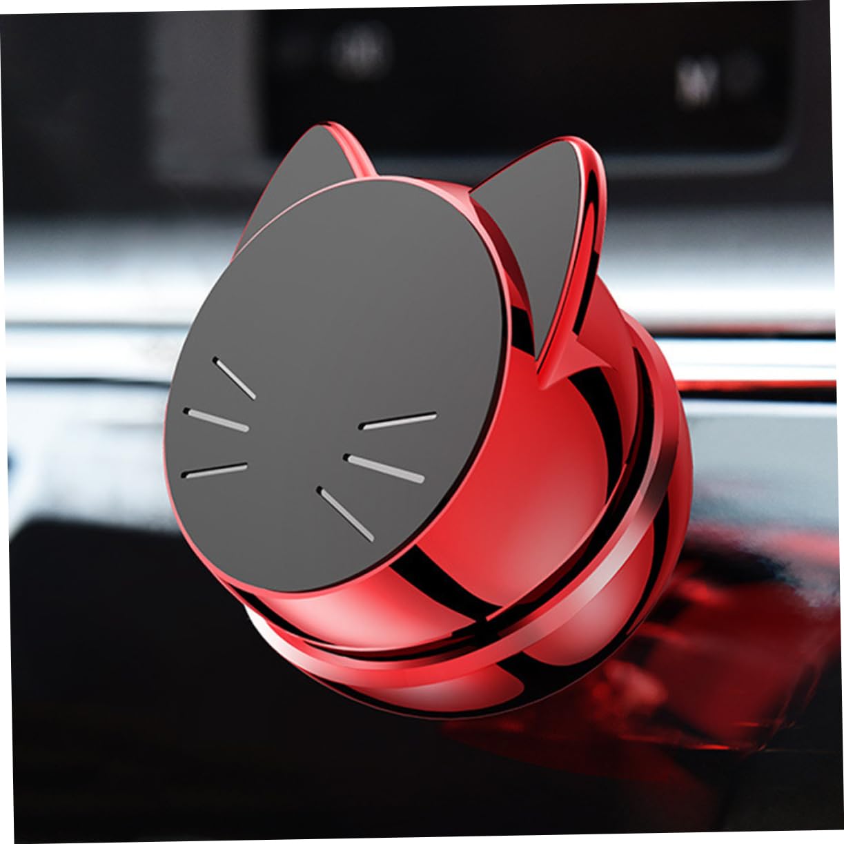 Gadpiparty 3pezzi Supporto Magnetico Per Telefono Da Auto Con Ventosa Supporto Di Navigazione Compatibile Con Smartphone e Dispositivi Mobili Rosso