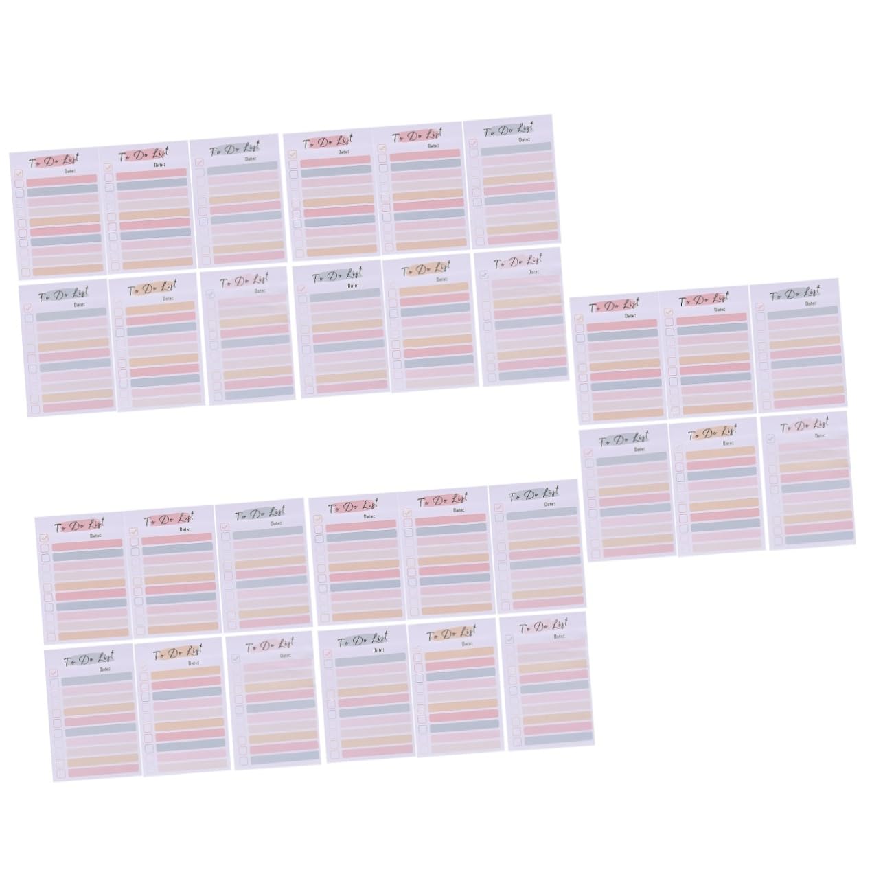 Homoyoyo 5 Pièces Bloc Notes Autocollants Colorés de Mémos Déchirables Papier Adhésif Pratique pour Bureau École et Maison avec Colle Repositionnable