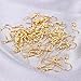 14K Gold Earring Hooks 50 PCS - Hypoallergenic Jewelry Making Supplies With Fish Hooks, Ear Wires, Findings, and Hardware for DIY Earrings