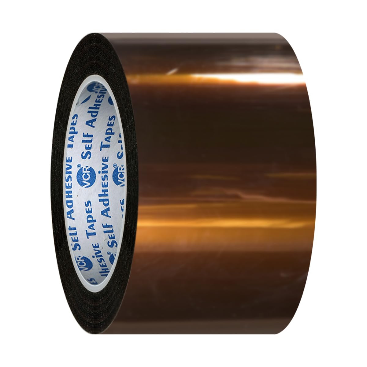 VCR kapton Tape 48mm / 02 inches Width - 33 Meters in Length - Amber Color - Pack of 1 Roll - Chemical Resistance, Suitable for Electronics Polyimide, 3D printers and High-Temperature. 1