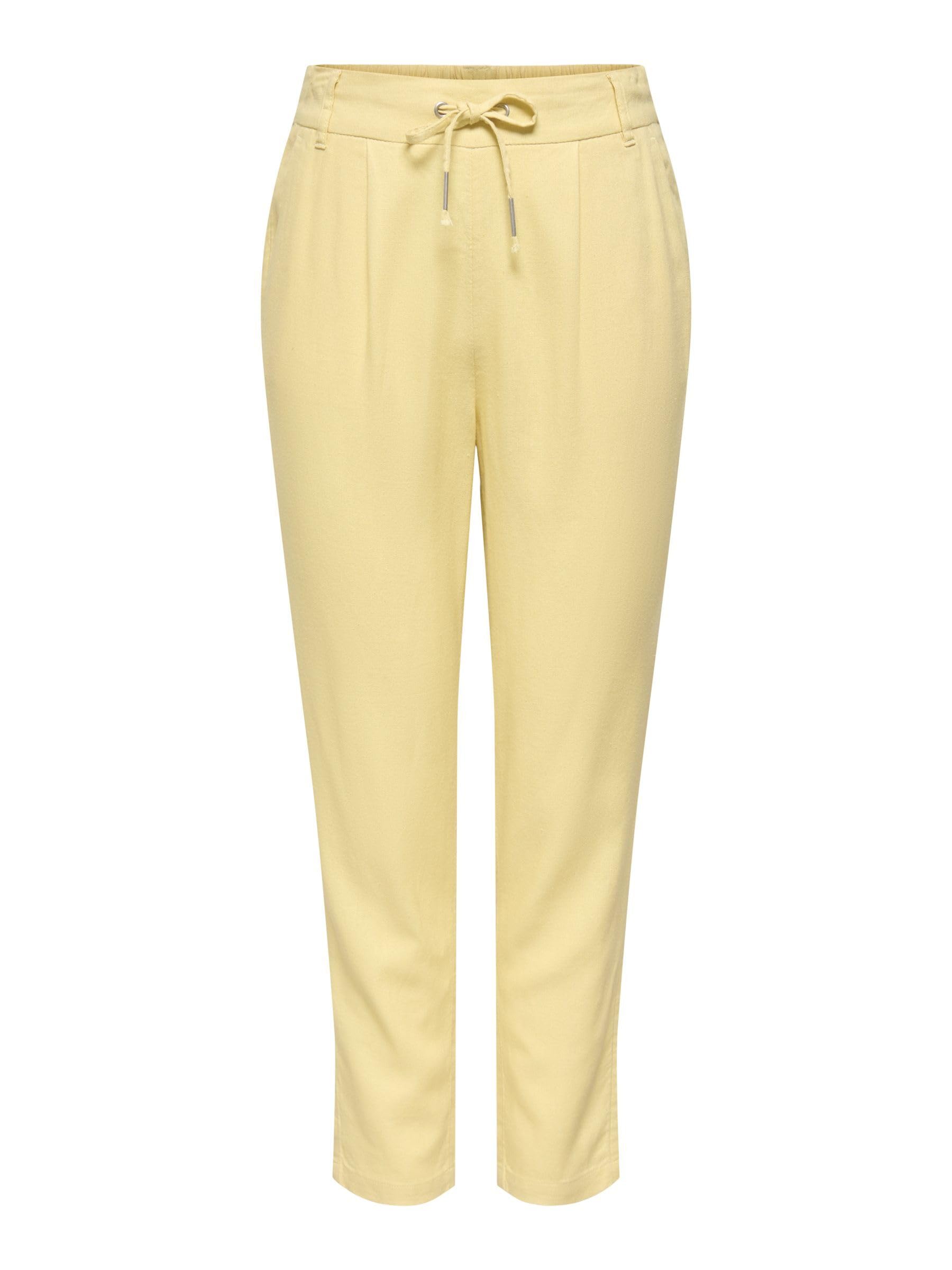 ONLY Female Hose ONLGOA-POPTRASH Komfort Fit Leinen Hose