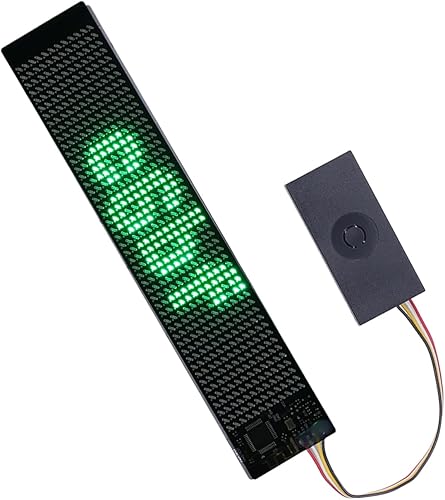 Miniatura 4 de Letrero LED de desplazamiento flexible, programable con control de aplicación, funciona con pilas, diseño de bricolaje, fácil de instalar, amplia