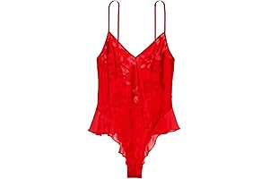 VS Archives Burnout Satin Teddy, Women's Lingerie (XS-XL)