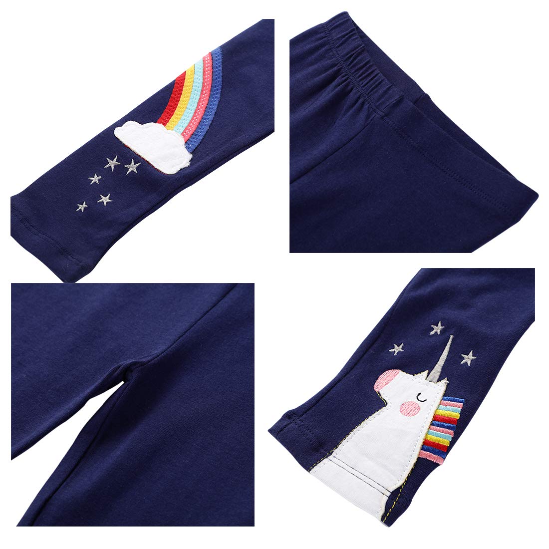 EmaoFun Legging Enfant Fille,Lot de 3,2-7 Ans