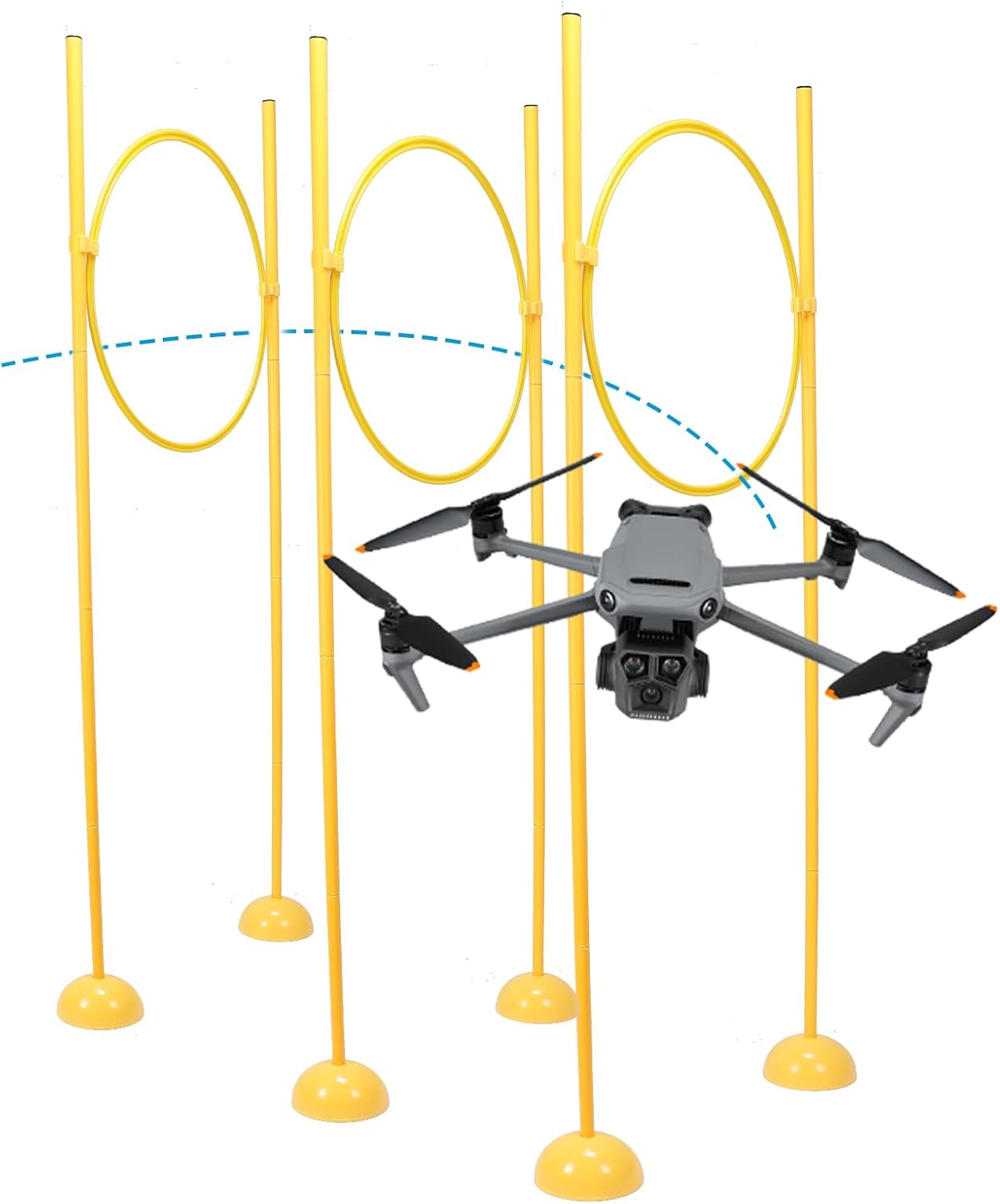 Drone Obstacle Course Kit Outdoor Diy Quadcopter Obstacle Course Racing Training Set for Game Enthusiasts and Model Aircraft Lovers