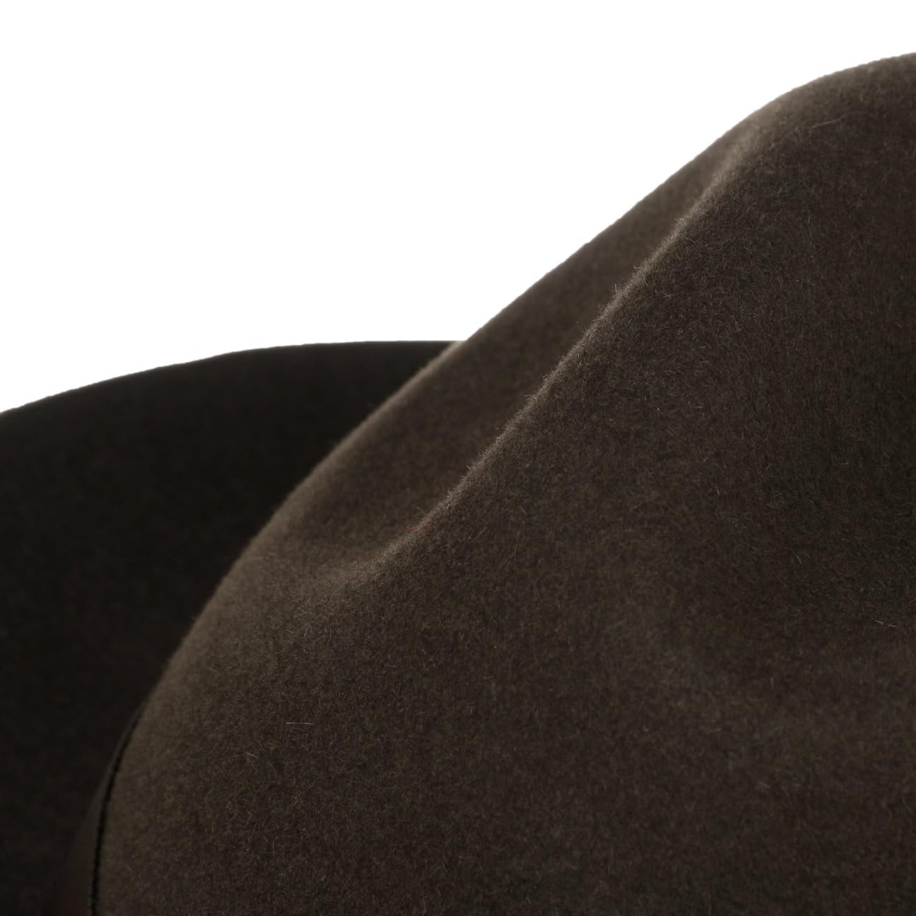 Borsalino Sombrero Fieltro Pelo Georgio Mujer/Hombre - Made in Italy Film Fedora de Hombre con Banda Grosgrain Otoño Primavera Invierno Verano Verano/Invierno