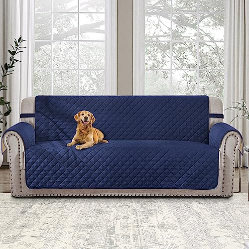Housse de canapé avec sangles élastiques pour stopper les textiles glissants - 3