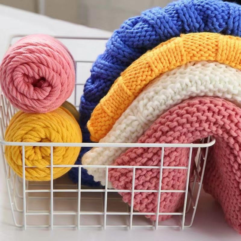tianwandong 1Pc 100g ręcznie robiona na drutach przędza bawełniana miękkie szydełkowanie nici akrylowe przędzy na sweter z dzianiny szalik koc(43 beige camou)